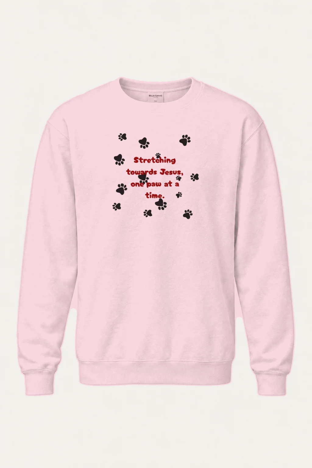 "One Paw At A Time" Heavy Blend Unisex Crewneck Sweatshirt | Gildan 18000