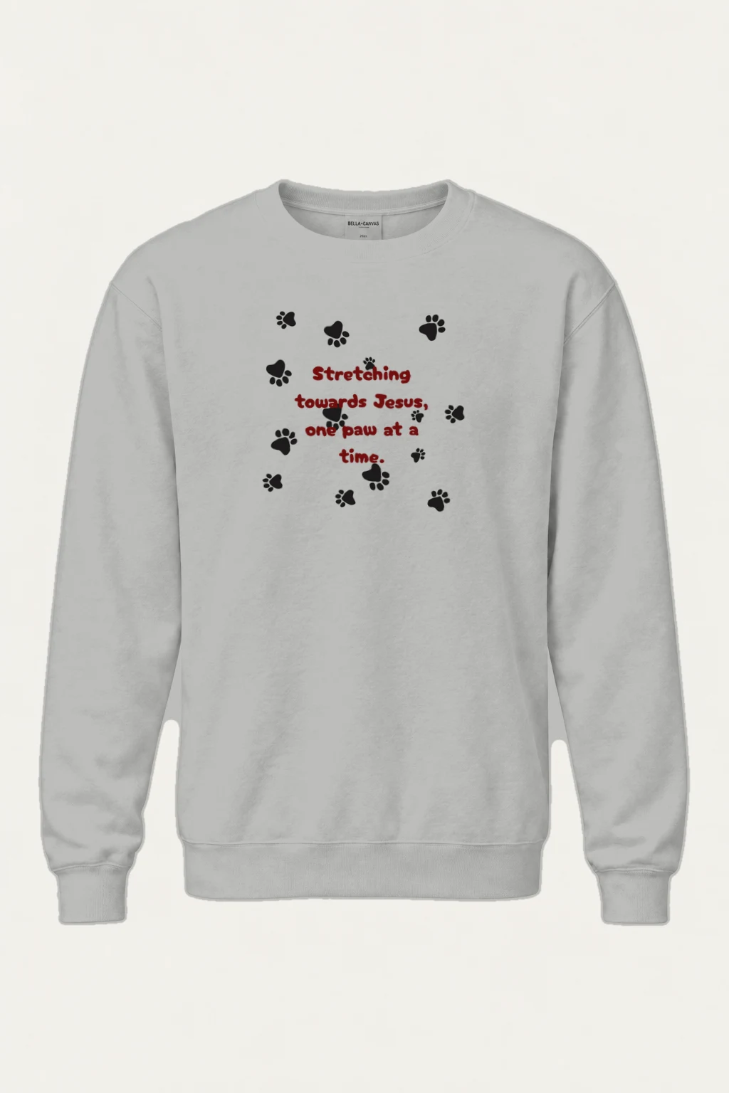 "One Paw At A Time" Heavy Blend Unisex Crewneck Sweatshirt | Gildan 18000