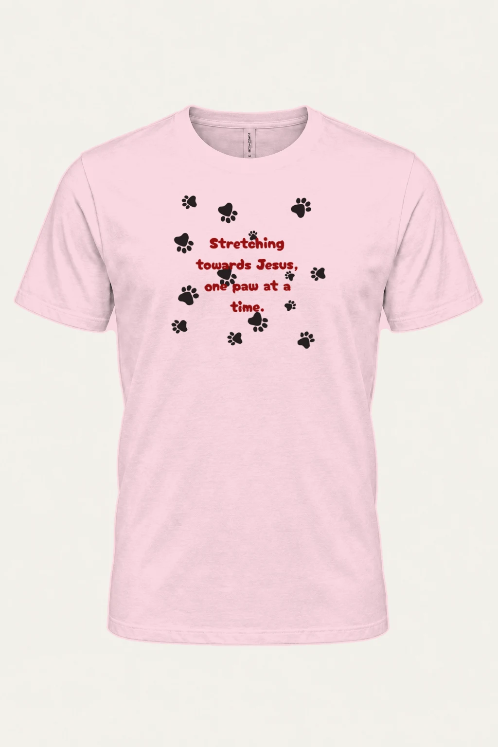 "One Paw At A Time" Heavyweight Unisex Crewneck T-shirt | Gildan 5000