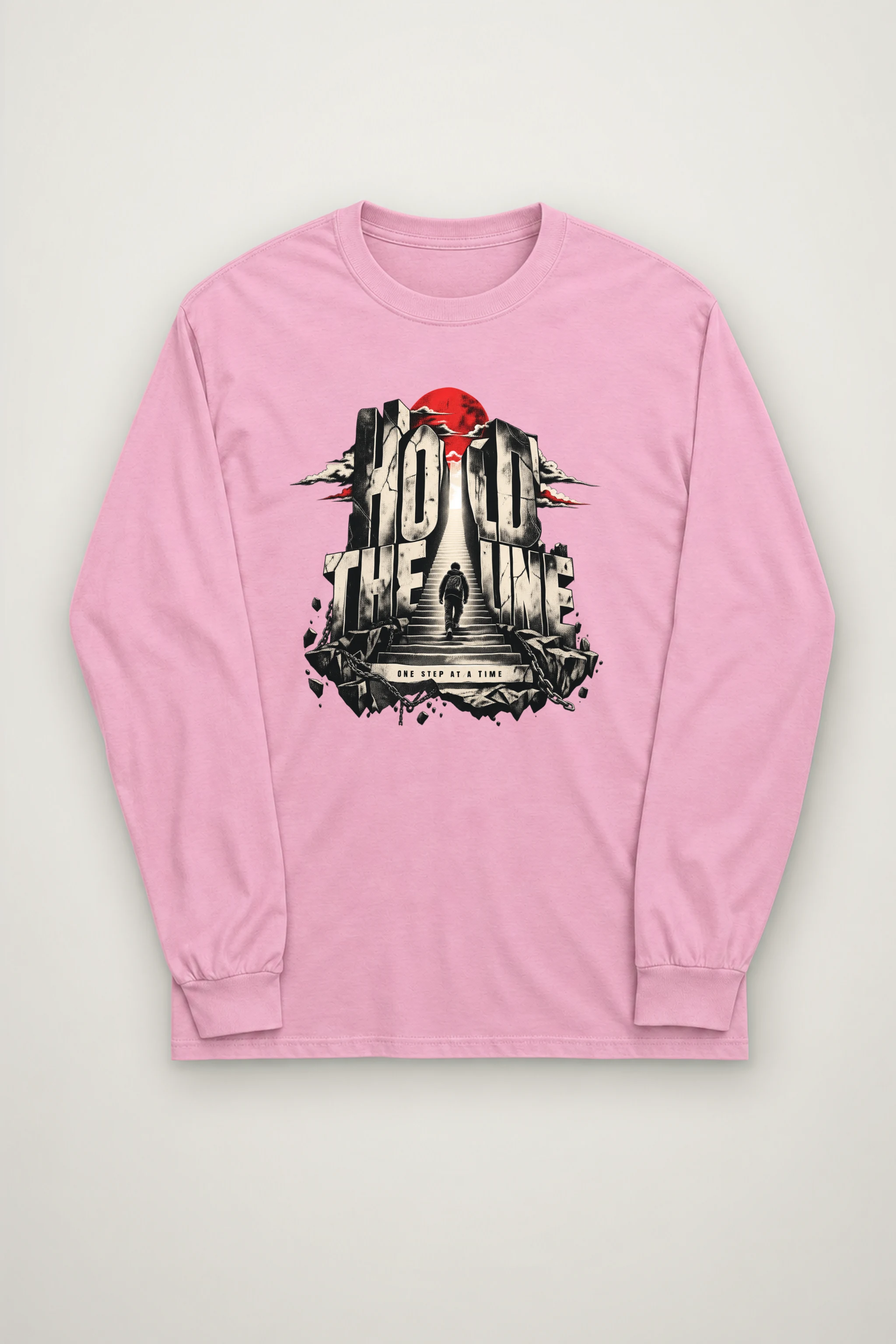 "One Step At A Time" Unisex Longsleeve T-shirt