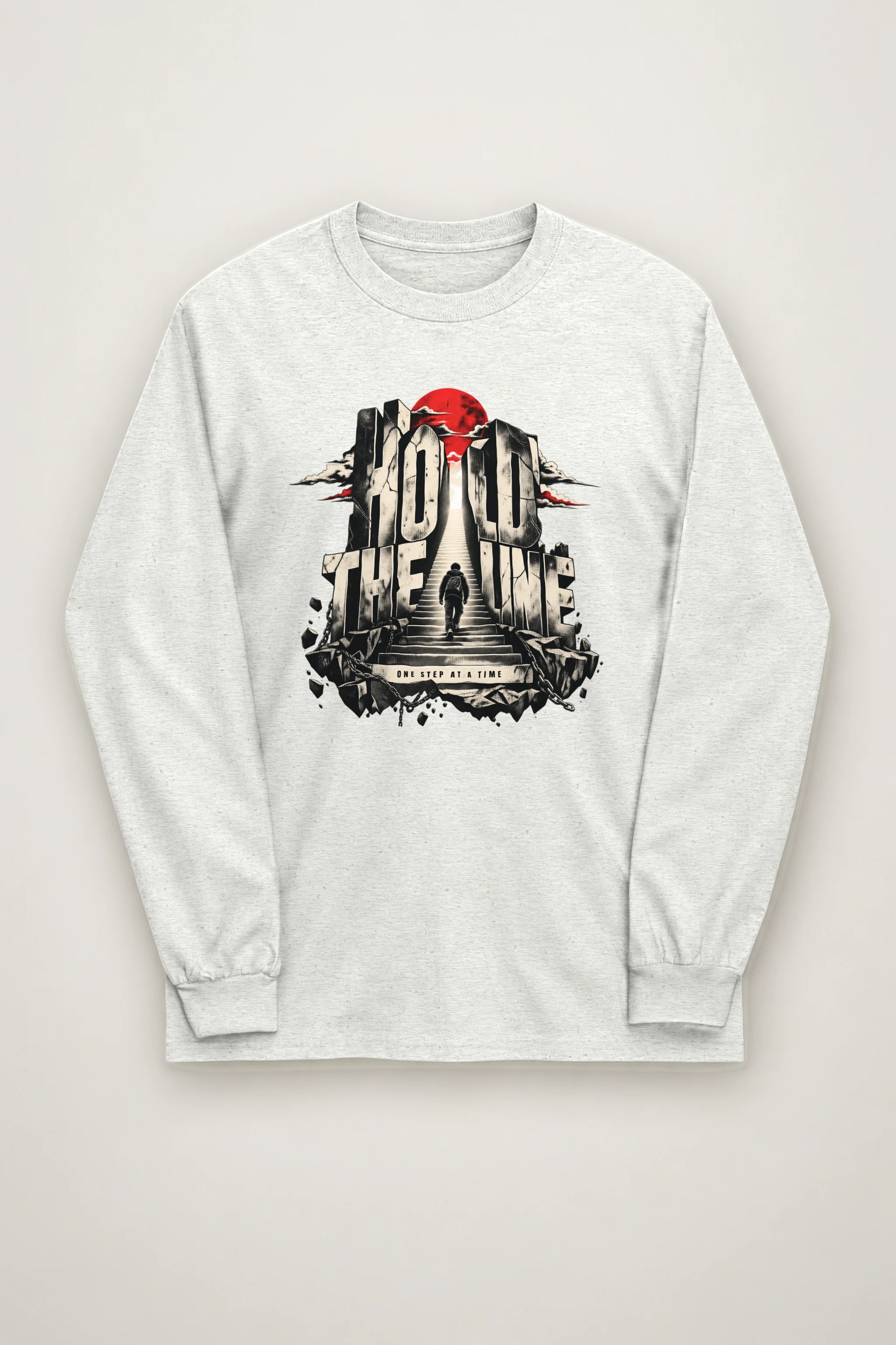 "One Step At A Time" Unisex Longsleeve T-shirt
