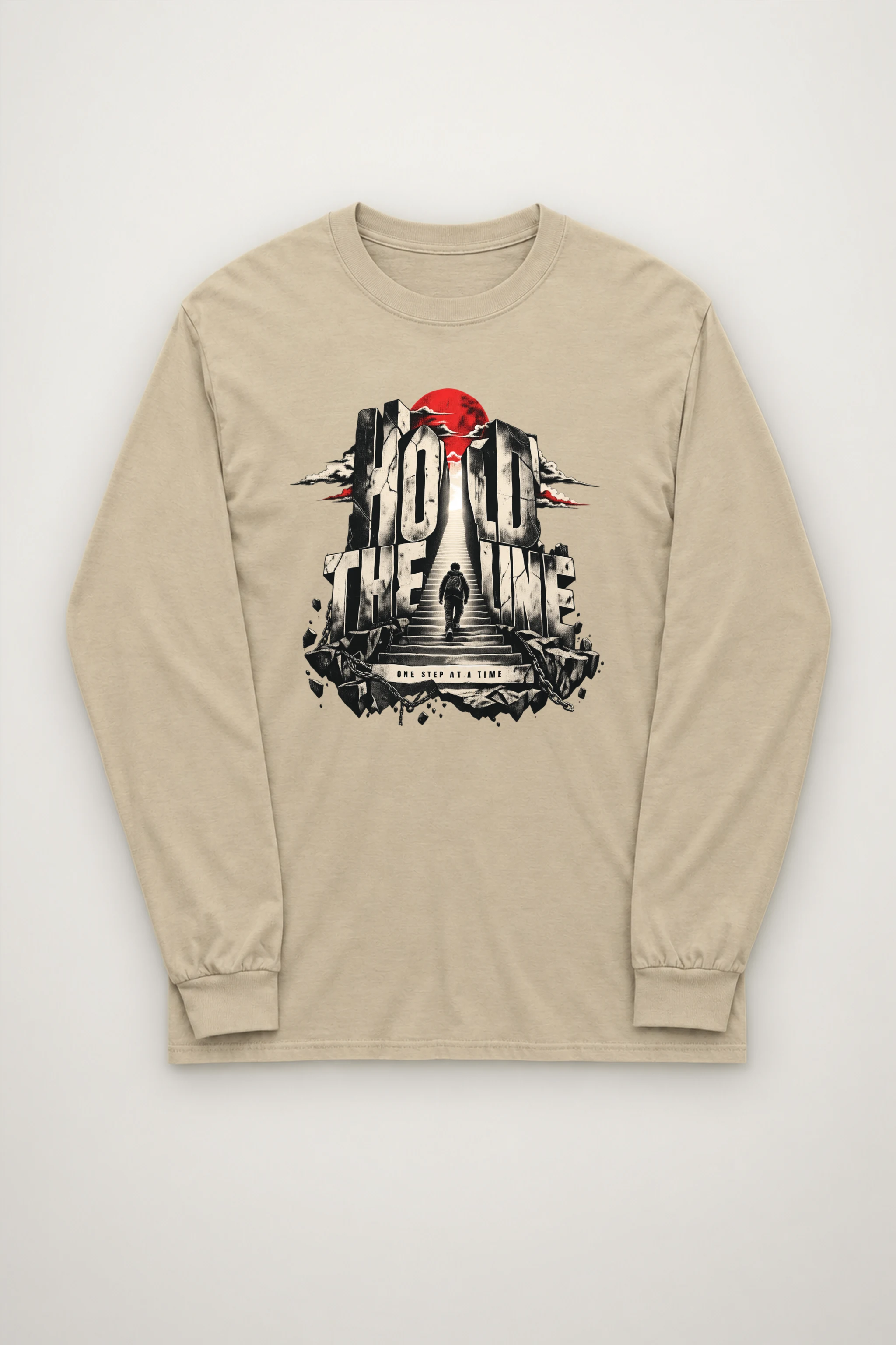 "One Step At A Time" Unisex Longsleeve T-shirt