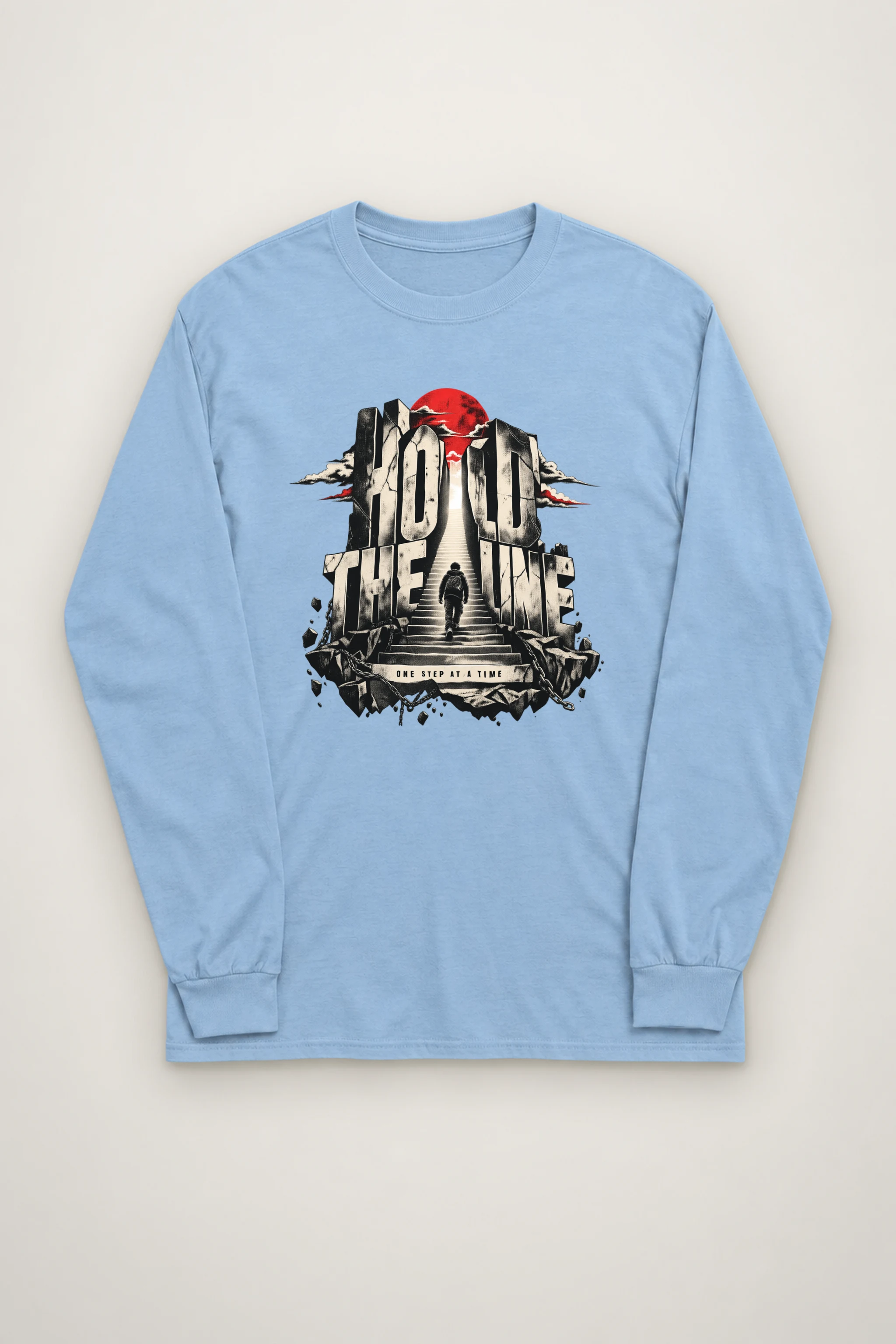 "One Step At A Time" Unisex Longsleeve T-shirt