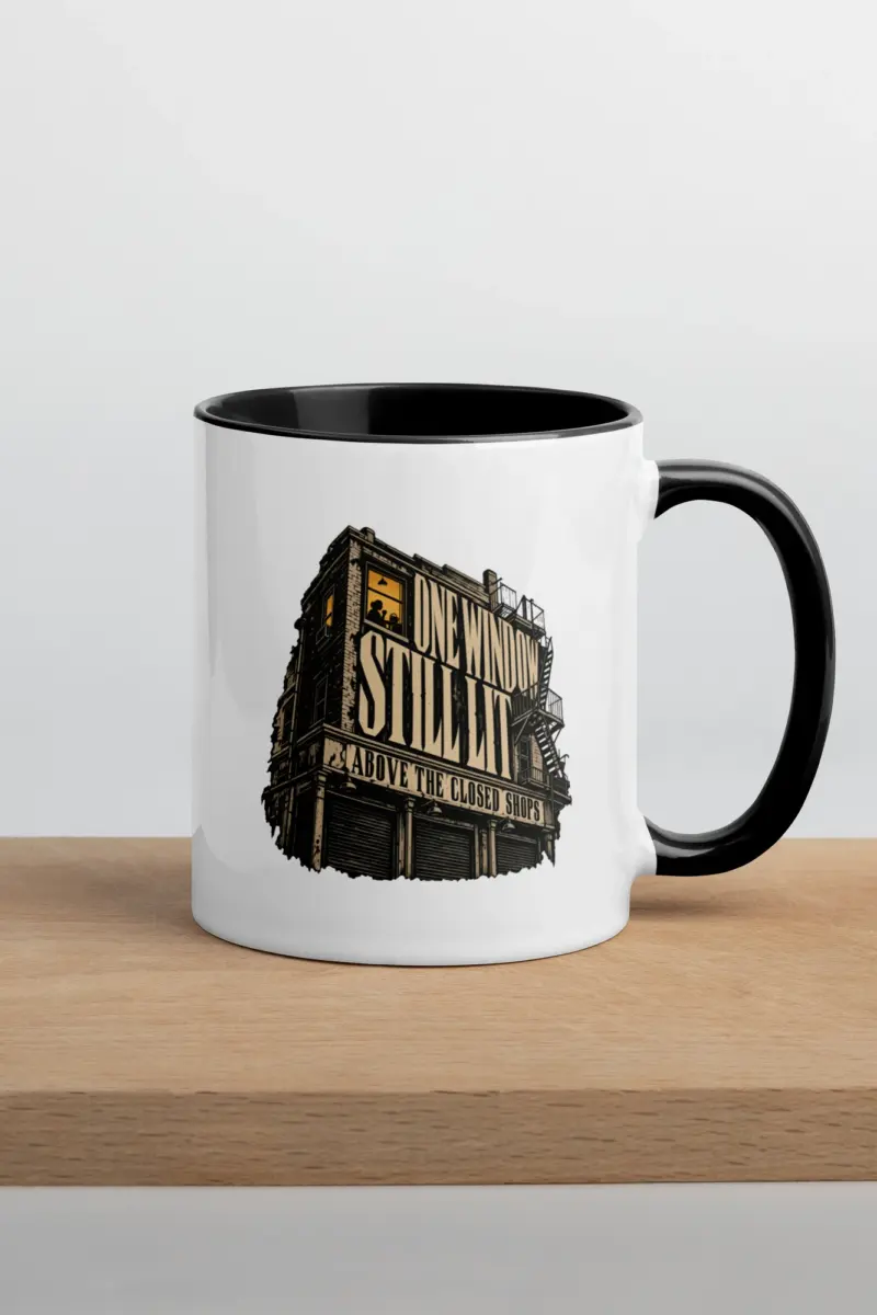 “One Window Still Lit” 11oz Ceramic Mug