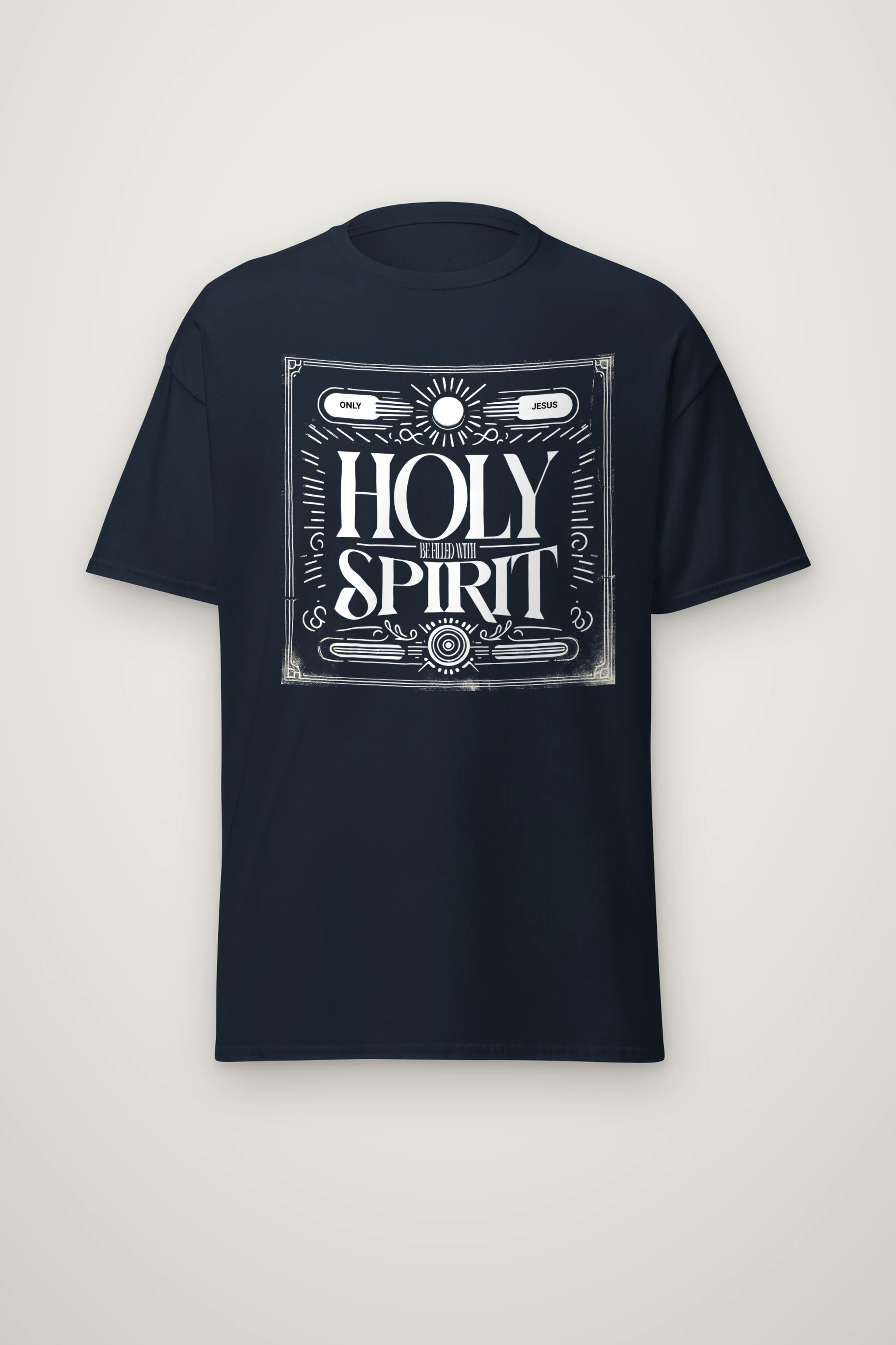 "Only Jesus" Heavyweight Unisex Crewneck T-shirt