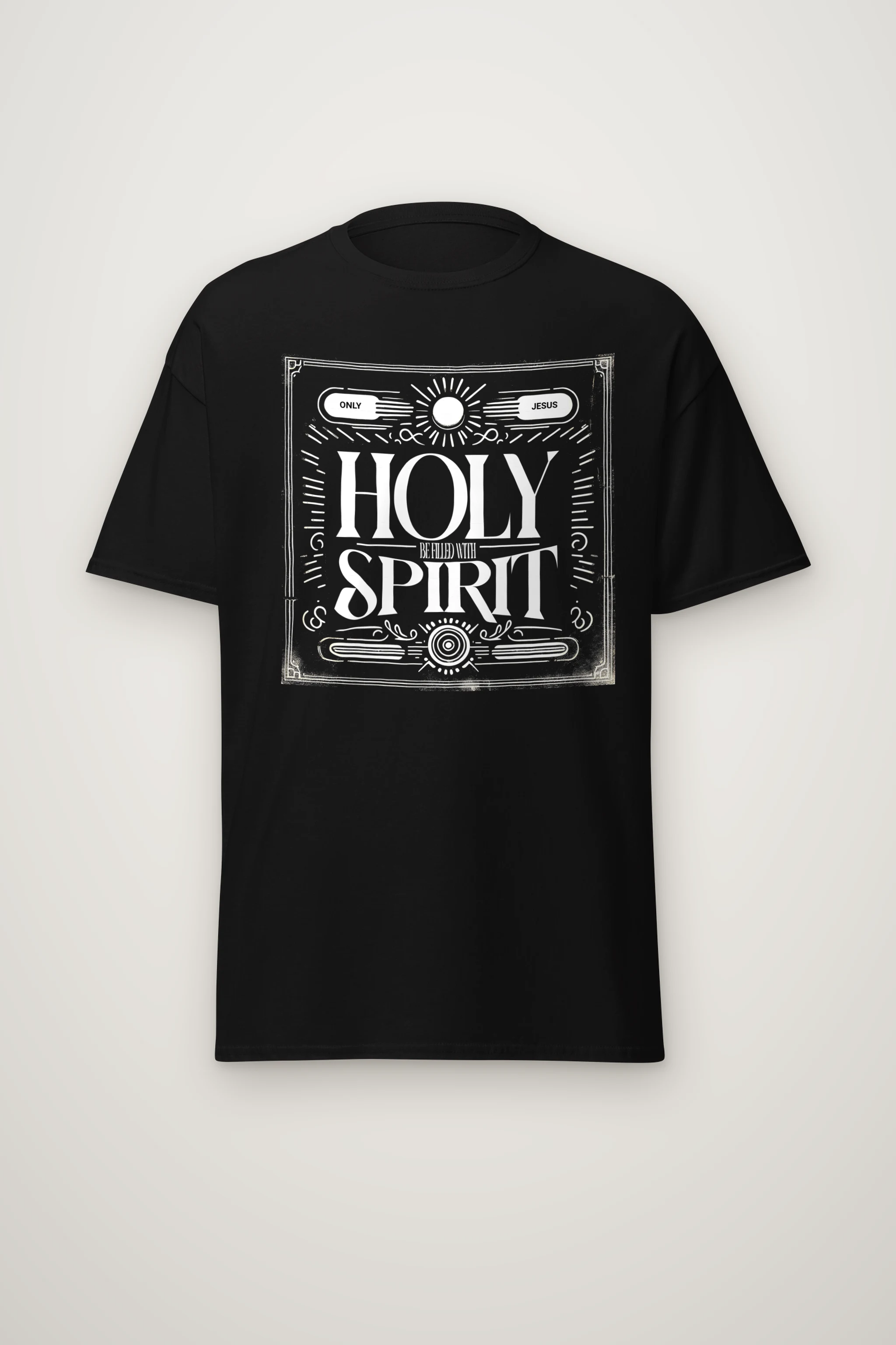 "Only Jesus" Heavyweight Unisex Crewneck T-shirt