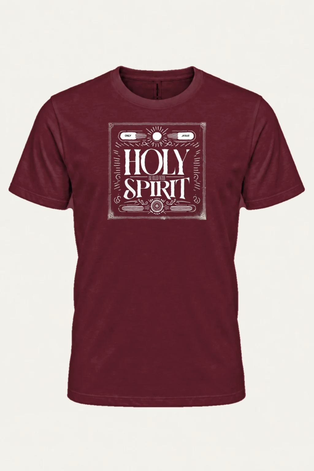 "Only Jesus" Heavyweight Unisex Crewneck T-shirt | Gildan 5000