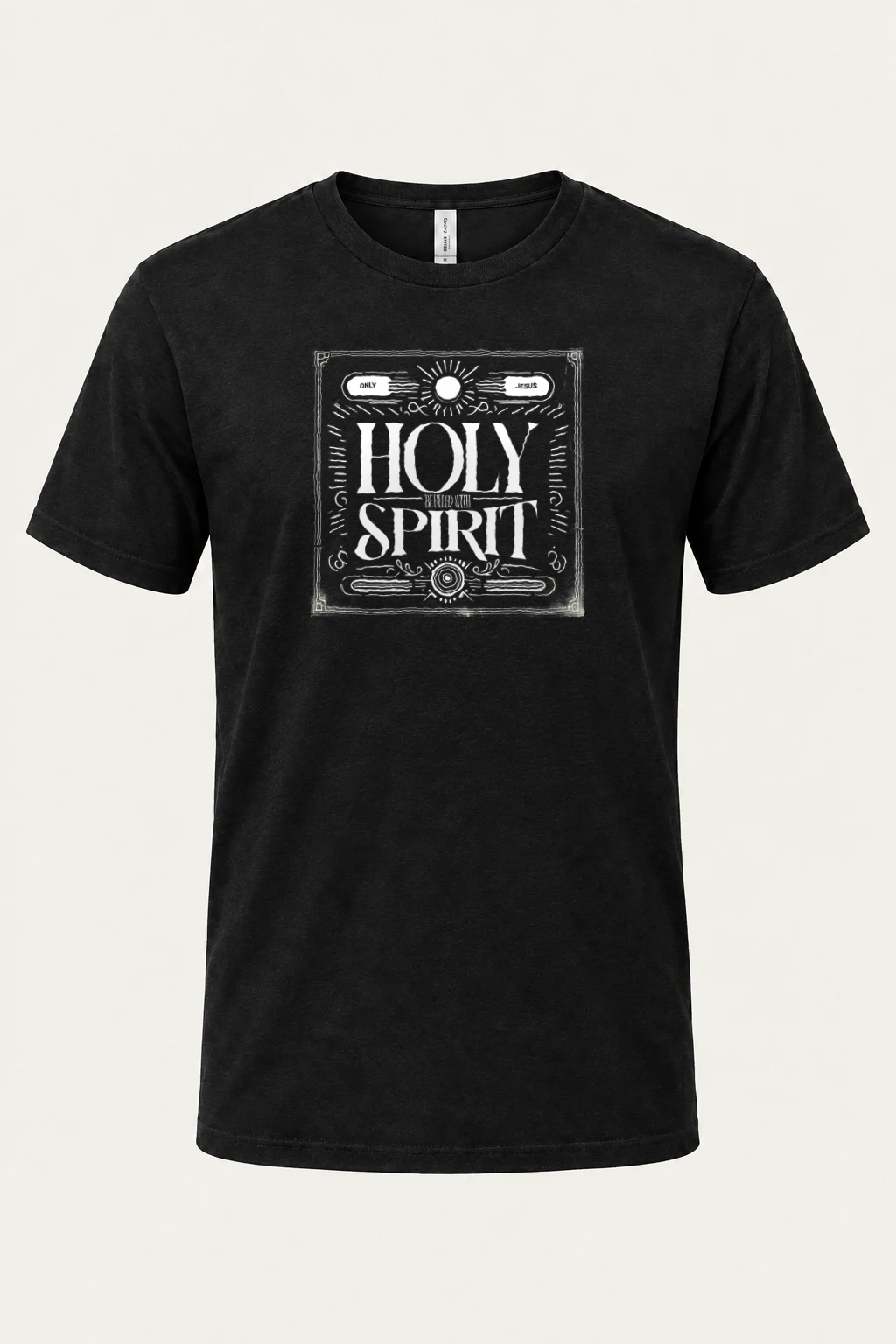"Only Jesus" Heavyweight Unisex Crewneck T-shirt | Gildan 5000
