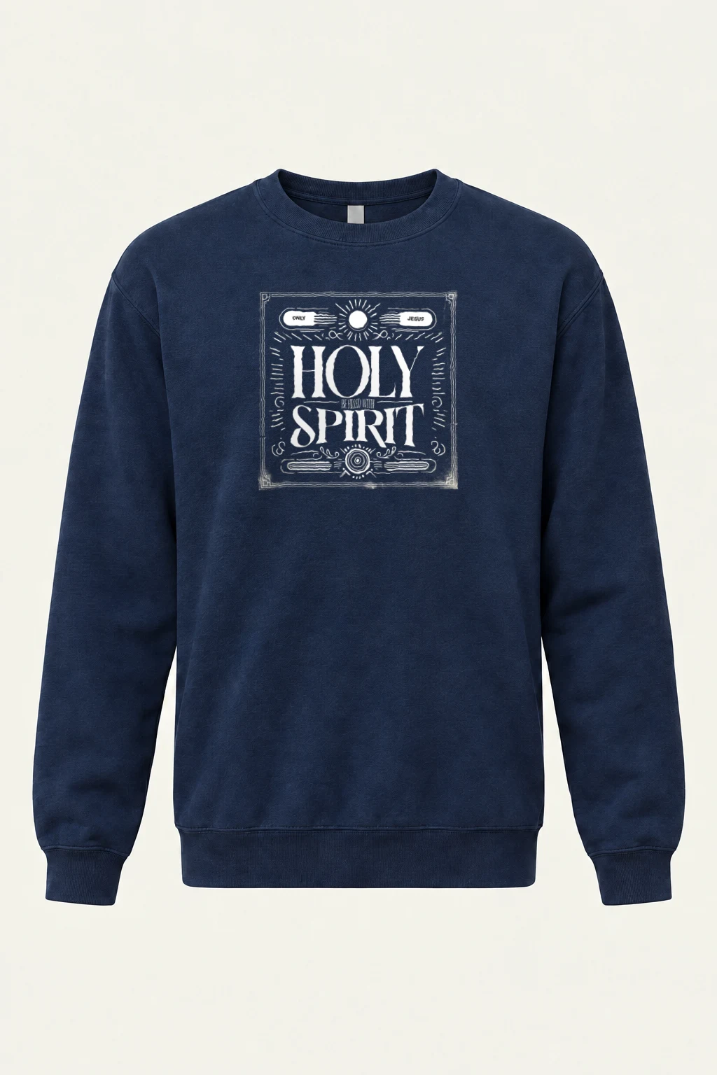 "Only Jesus Radiance" Heavy Blend Unisex Crewneck Sweatshirt | Gildan 18000