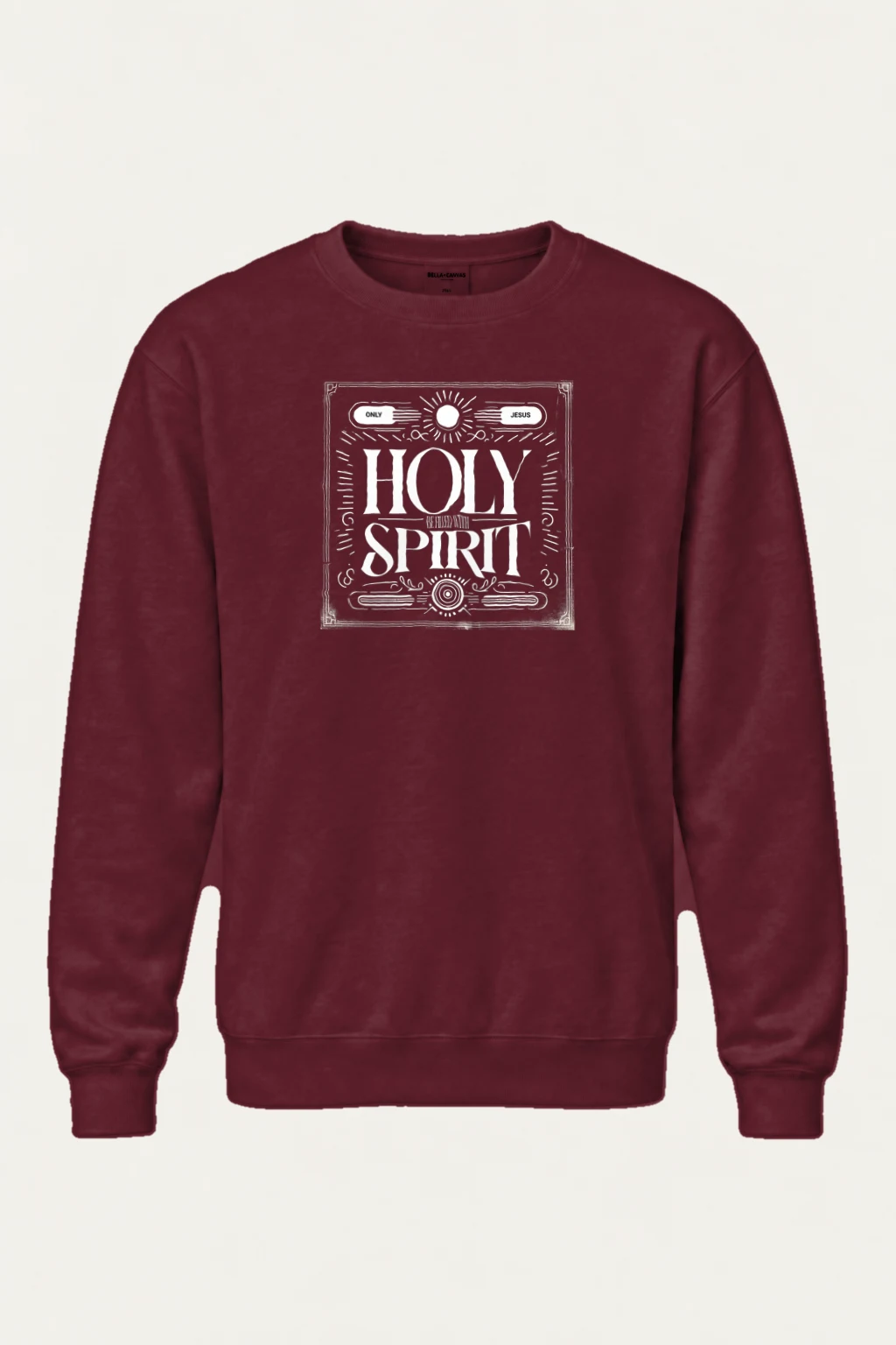 "Only Jesus Radiance" Heavy Blend Unisex Crewneck Sweatshirt | Gildan 18000
