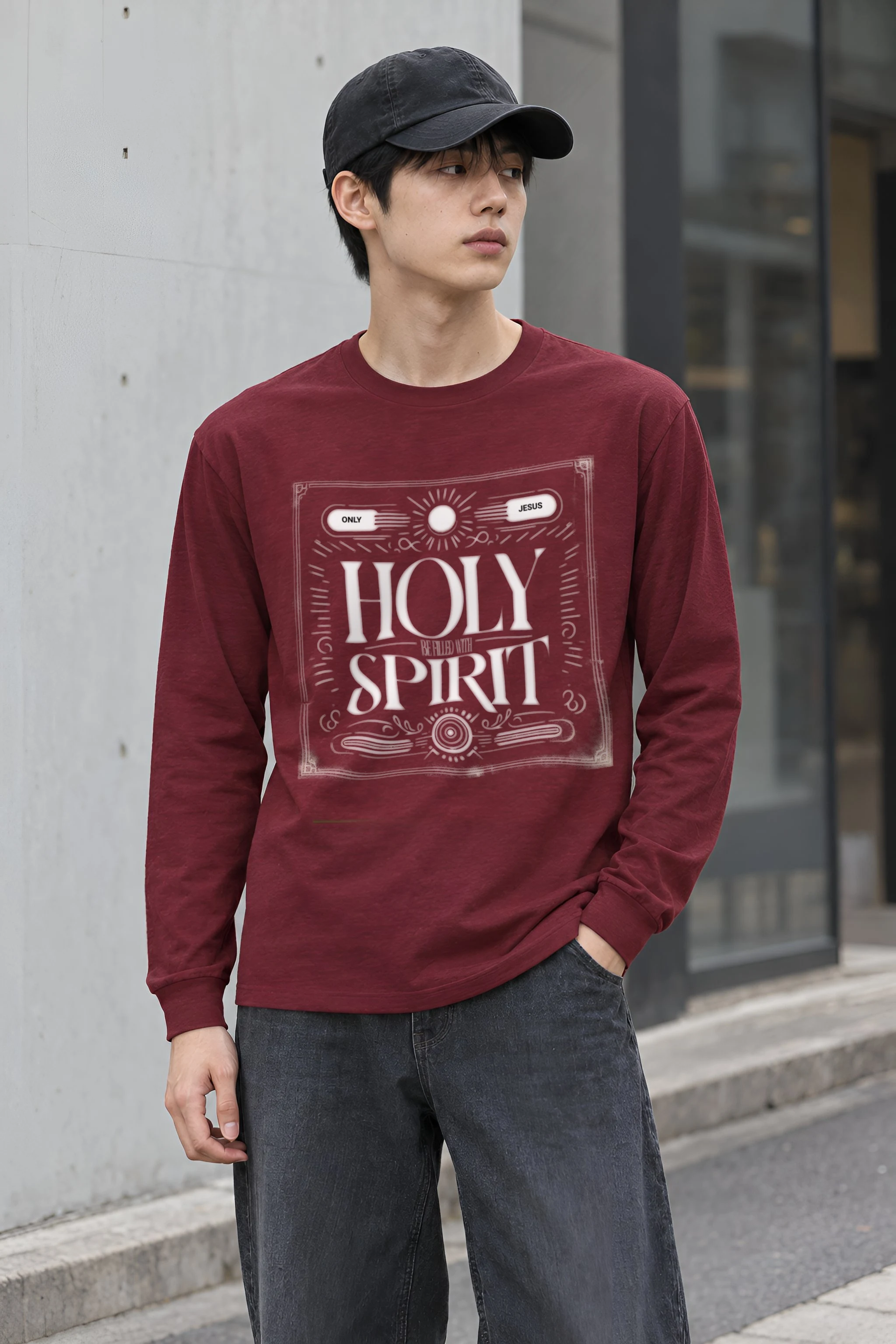 "Only Jesus Radiance" Unisex Longsleeve T-shirt