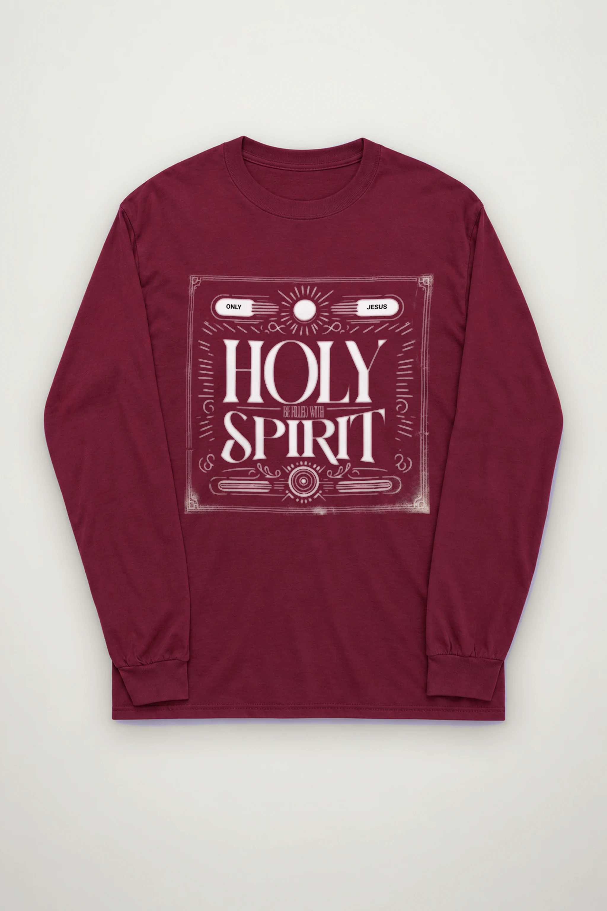 "Only Jesus Radiance" Unisex Longsleeve T-shirt