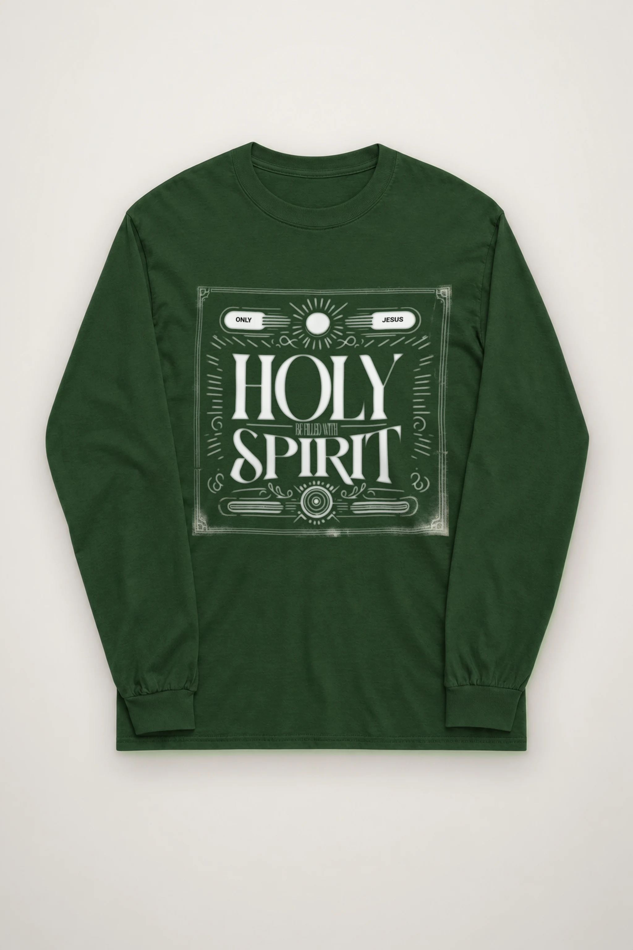 "Only Jesus Radiance" Unisex Longsleeve T-shirt