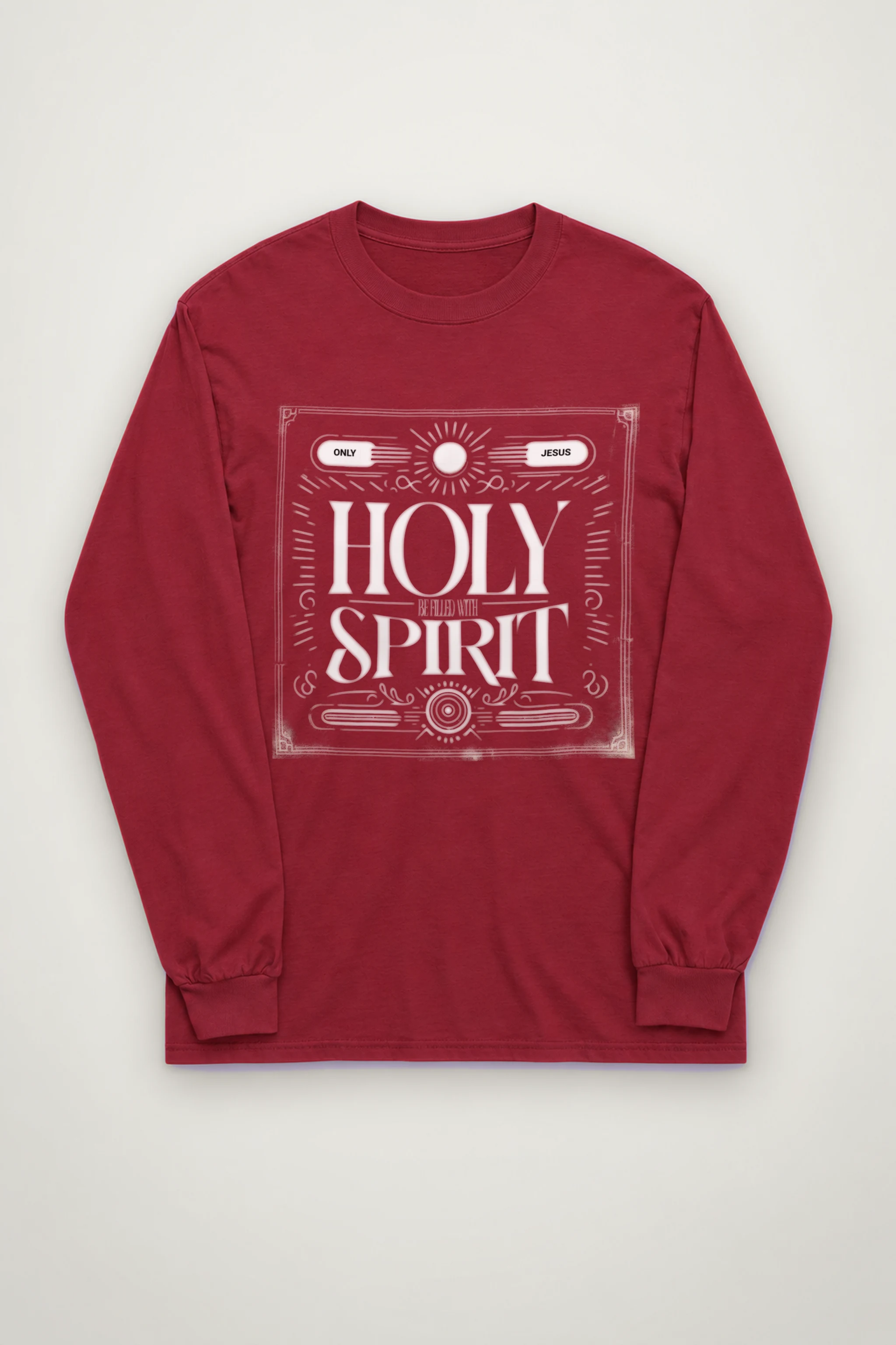 "Only Jesus Radiance" Unisex Longsleeve T-shirt