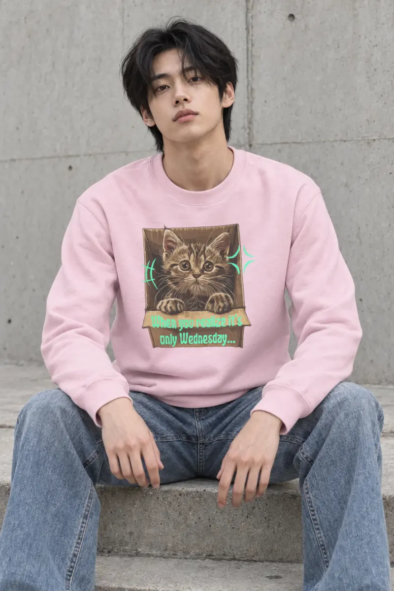 "Only Wednesday" Heavy Blend Unisex Crewneck Sweatshirt