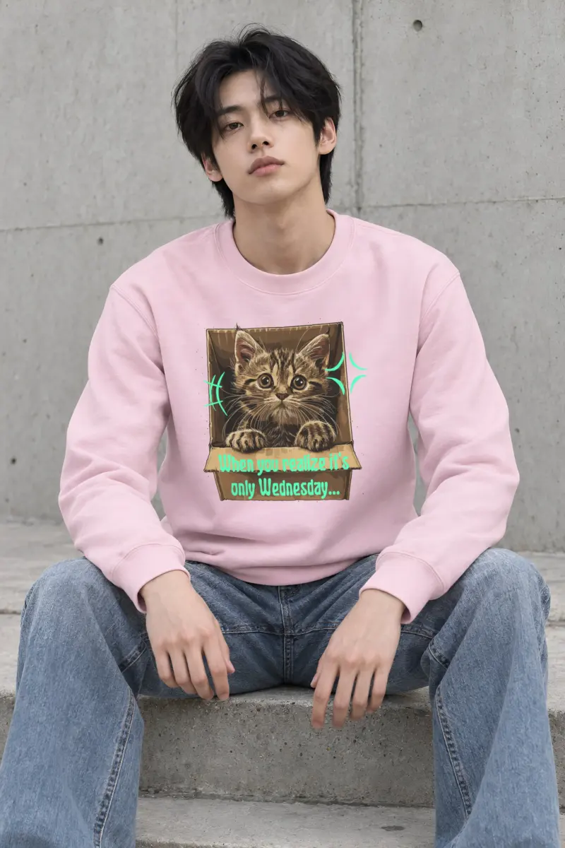 "Only Wednesday" Heavy Blend Unisex Crewneck Sweatshirt
