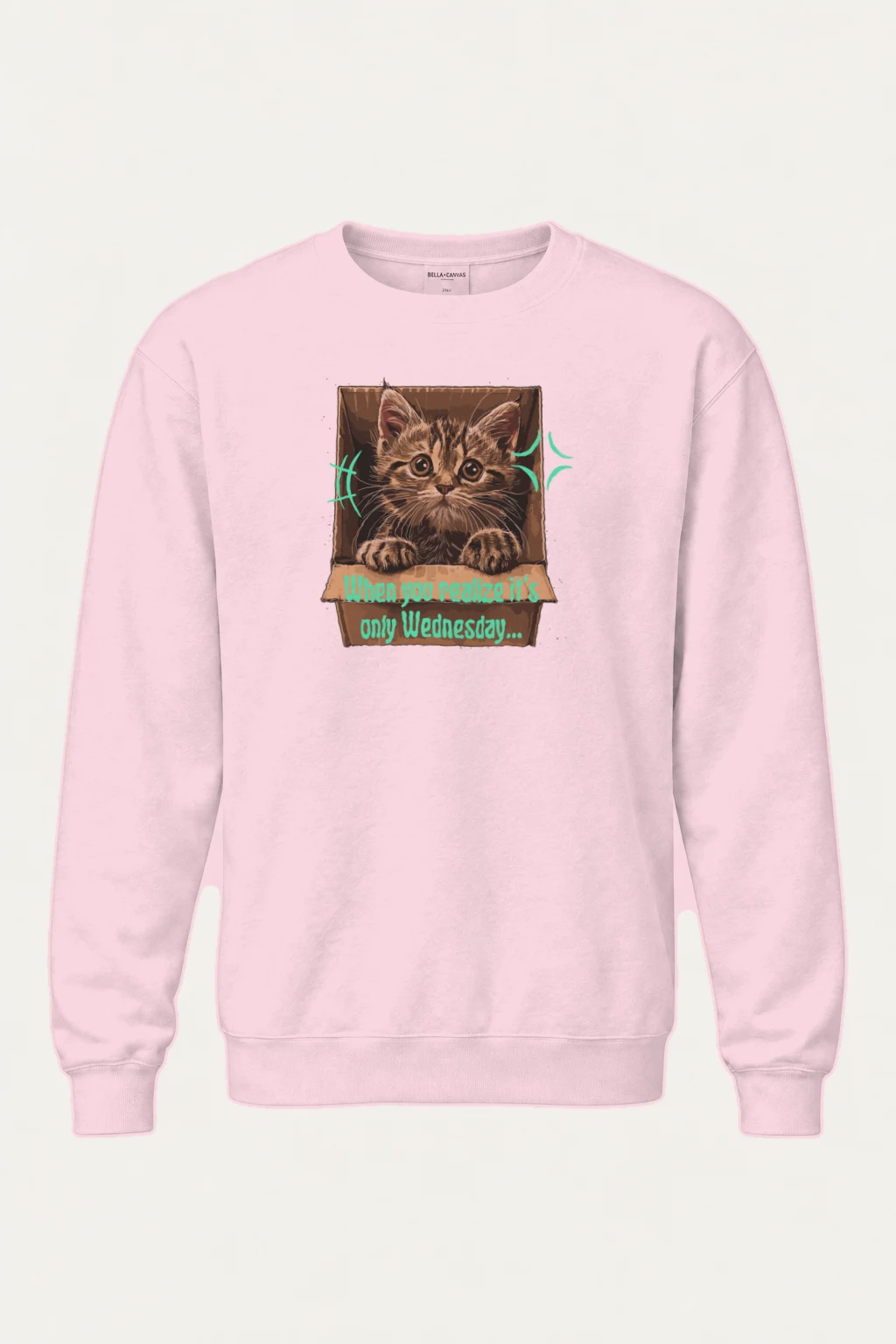 "Only Wednesday" Heavy Blend Unisex Crewneck Sweatshirt | Gildan 18000