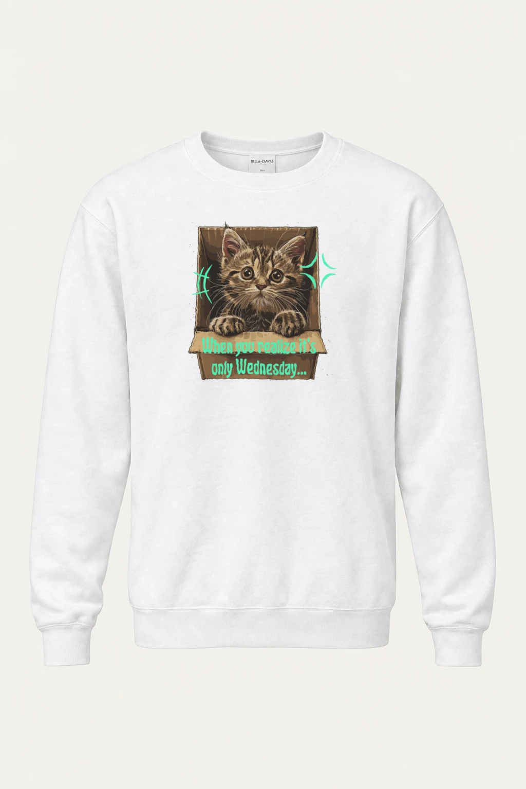 "Only Wednesday" Heavy Blend Unisex Crewneck Sweatshirt | Gildan 18000