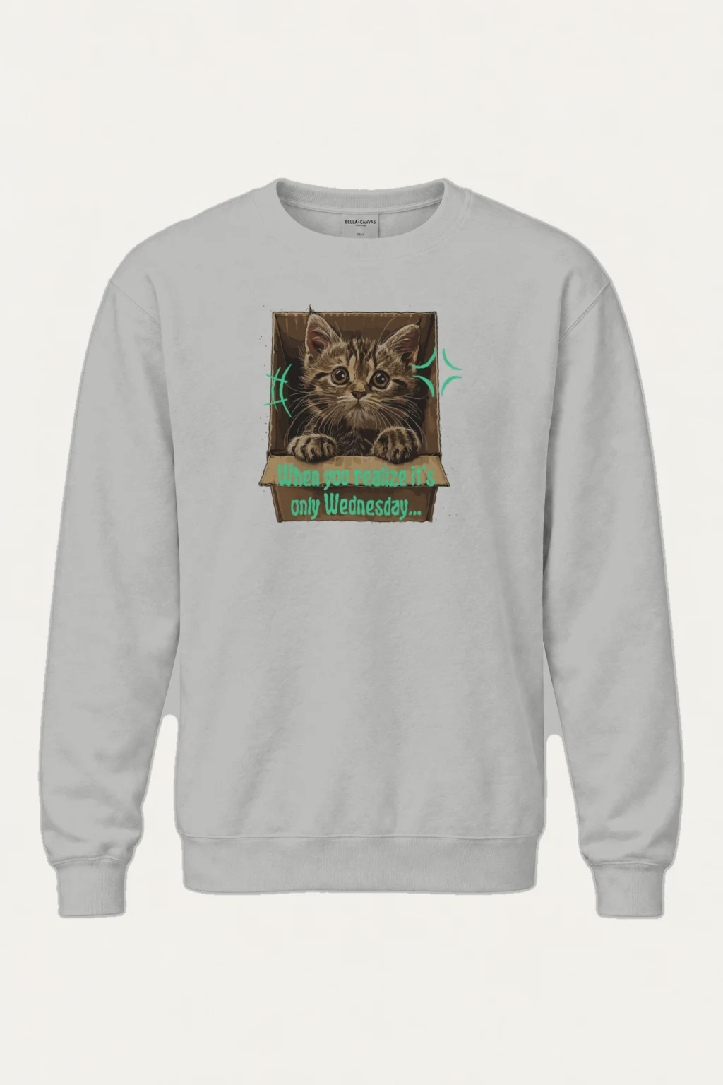 "Only Wednesday" Heavy Blend Unisex Crewneck Sweatshirt | Gildan 18000