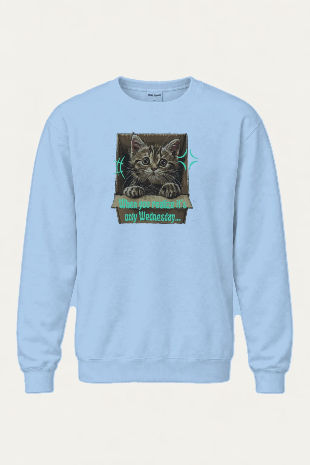 "Only Wednesday" Heavy Blend Unisex Crewneck Sweatshirt | Gildan 18000