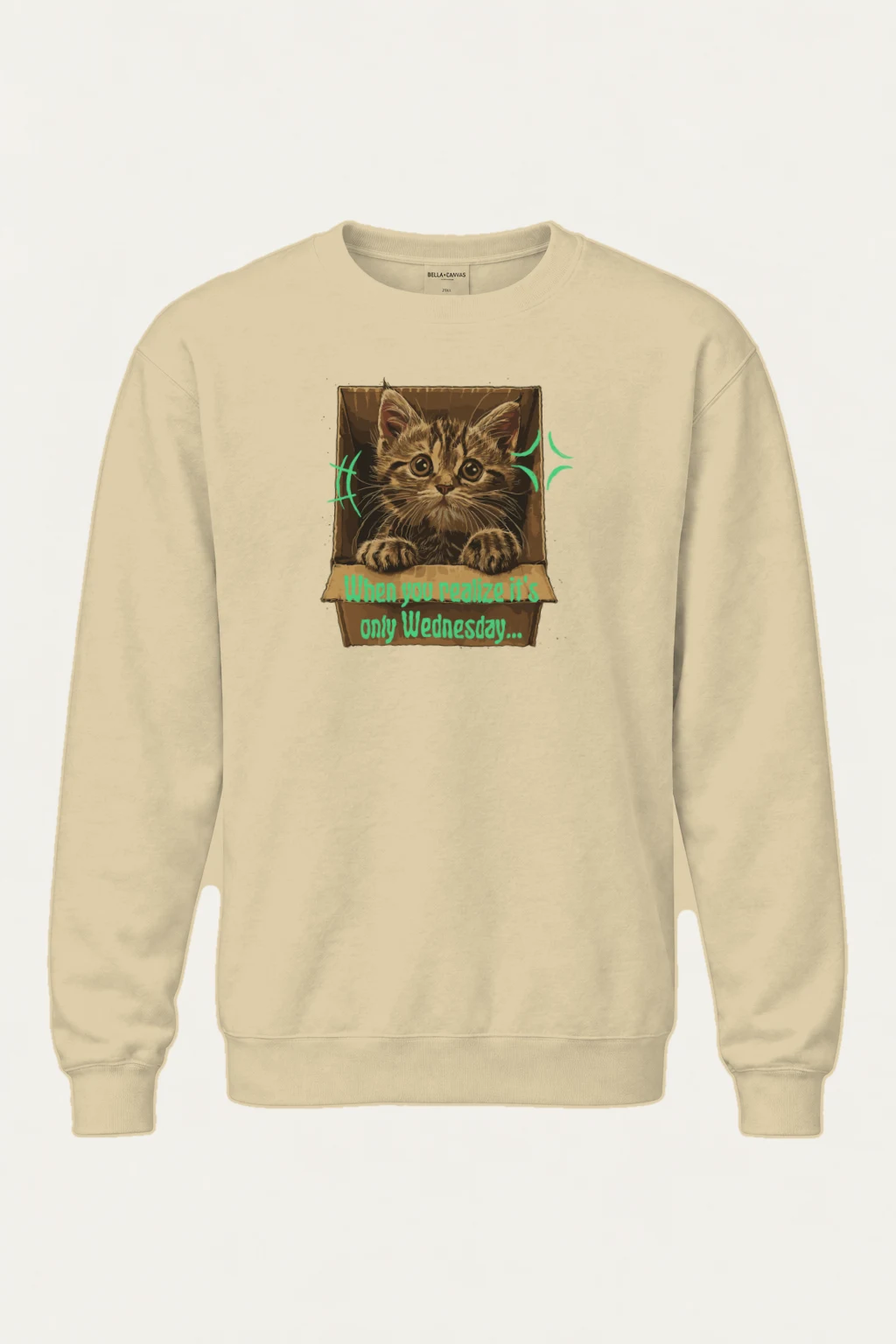 "Only Wednesday" Heavy Blend Unisex Crewneck Sweatshirt | Gildan 18000