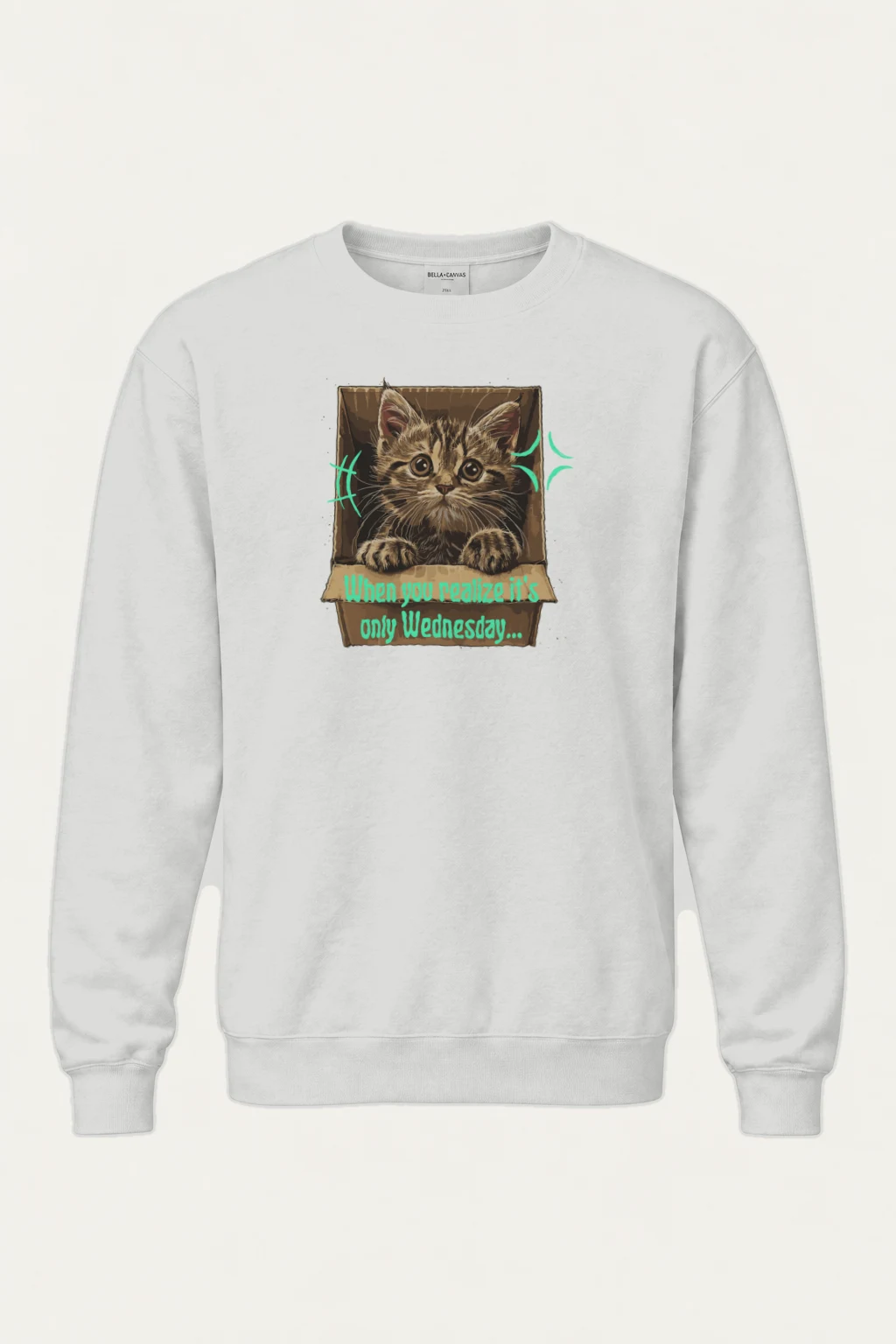 "Only Wednesday" Heavy Blend Unisex Crewneck Sweatshirt | Gildan 18000