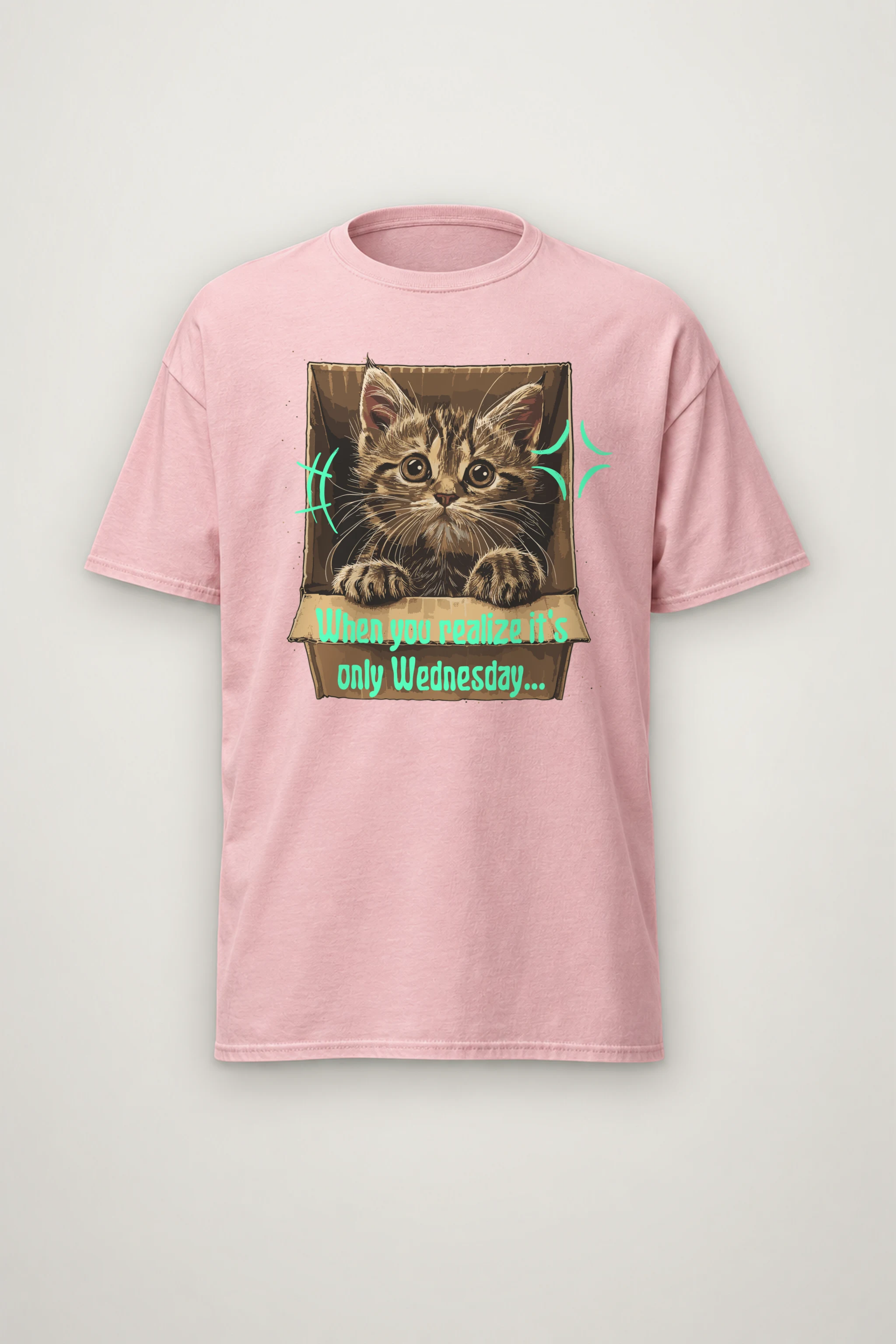 "Only Wednesday" Heavyweight Unisex Crewneck T-shirt
