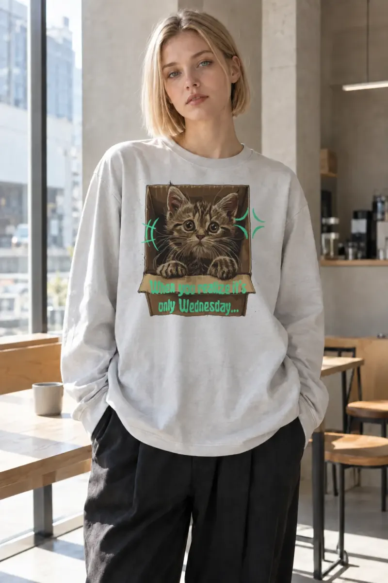 “Only Wednesday” Unisex Longsleeve T-shirt | Gildan 2400