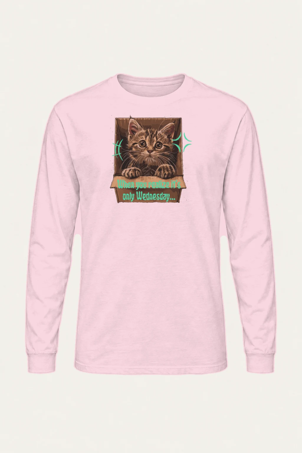 "Only Wednesday" Unisex Longsleeve T-shirt | Gildan 2400