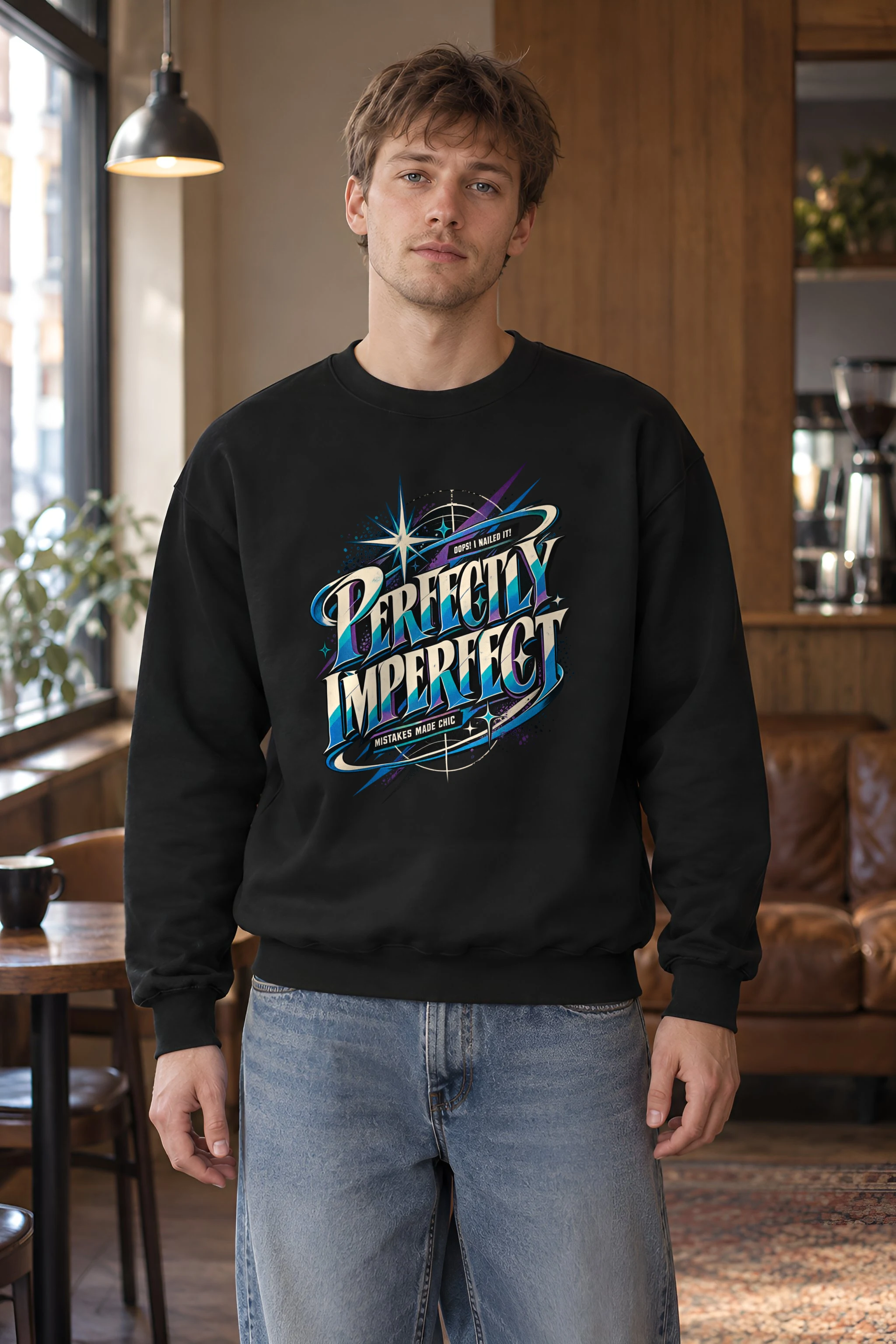 "Oops I Nailed It" 1 Crewneck Sweatshirt