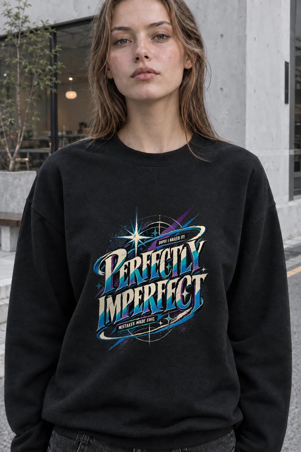 "Oops I Nailed It" Heavy Blend Unisex Crewneck Sweatshirt | Gildan 18000
