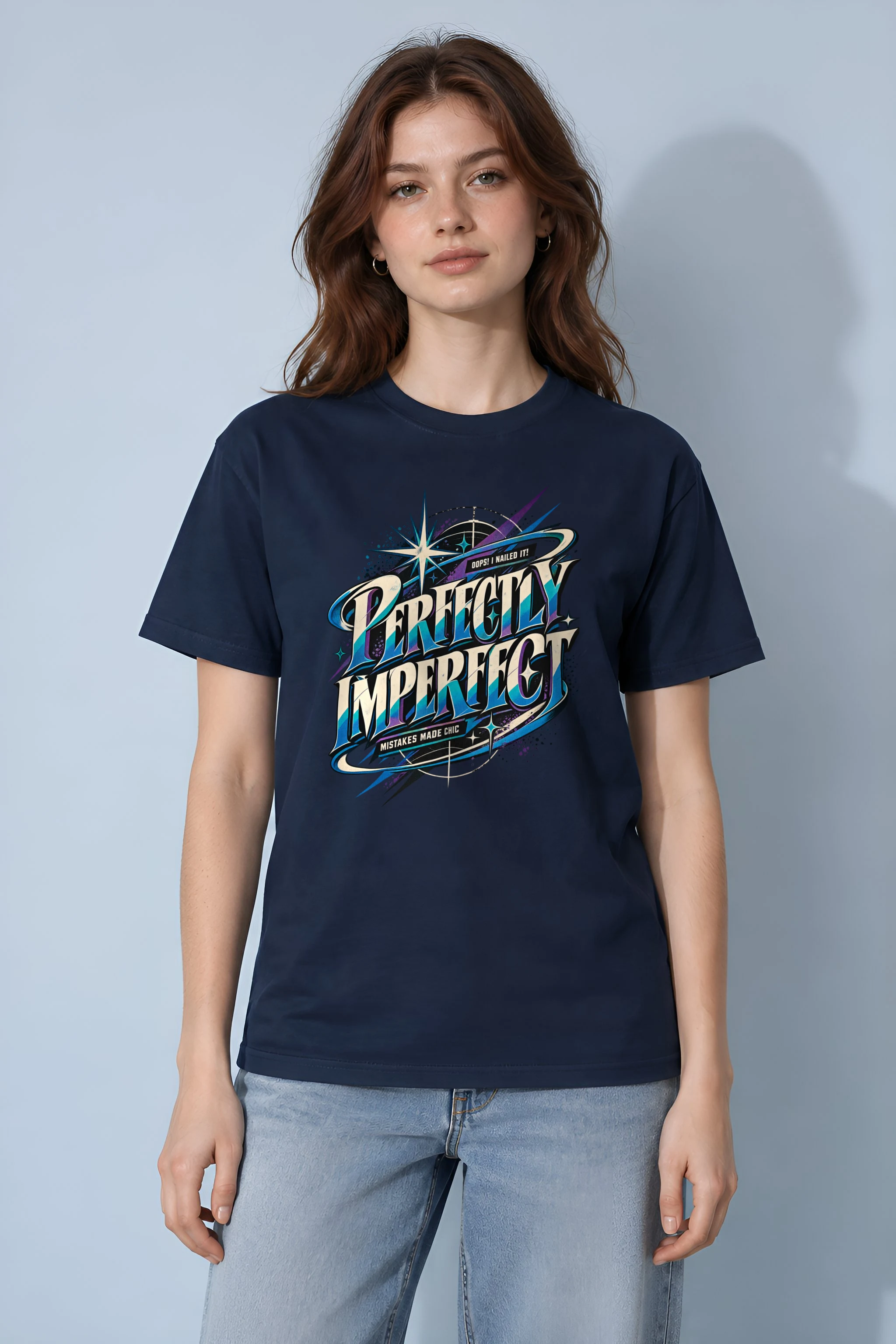 "Oops I Nailed It" Heavyweight Unisex Crewneck T-shirt