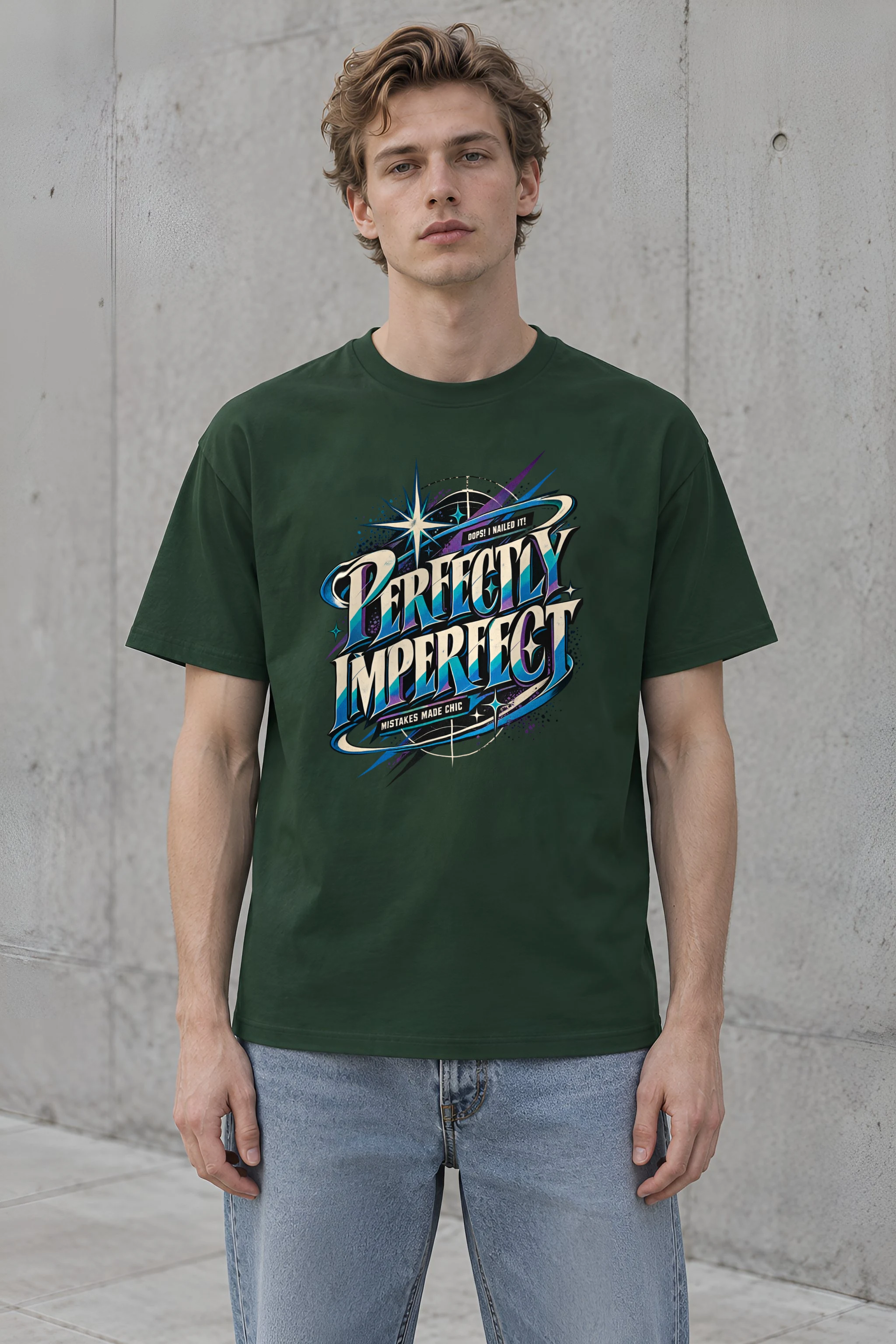 "Oops I Nailed It" Heavyweight Unisex Crewneck T-shirt