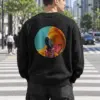 "Orange Aim" Heavy Blend Unisex Crewneck Sweatshirt | Gildan 18000