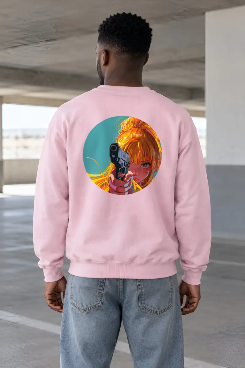 "Orange Aim" Heavy Blend Unisex Crewneck Sweatshirt