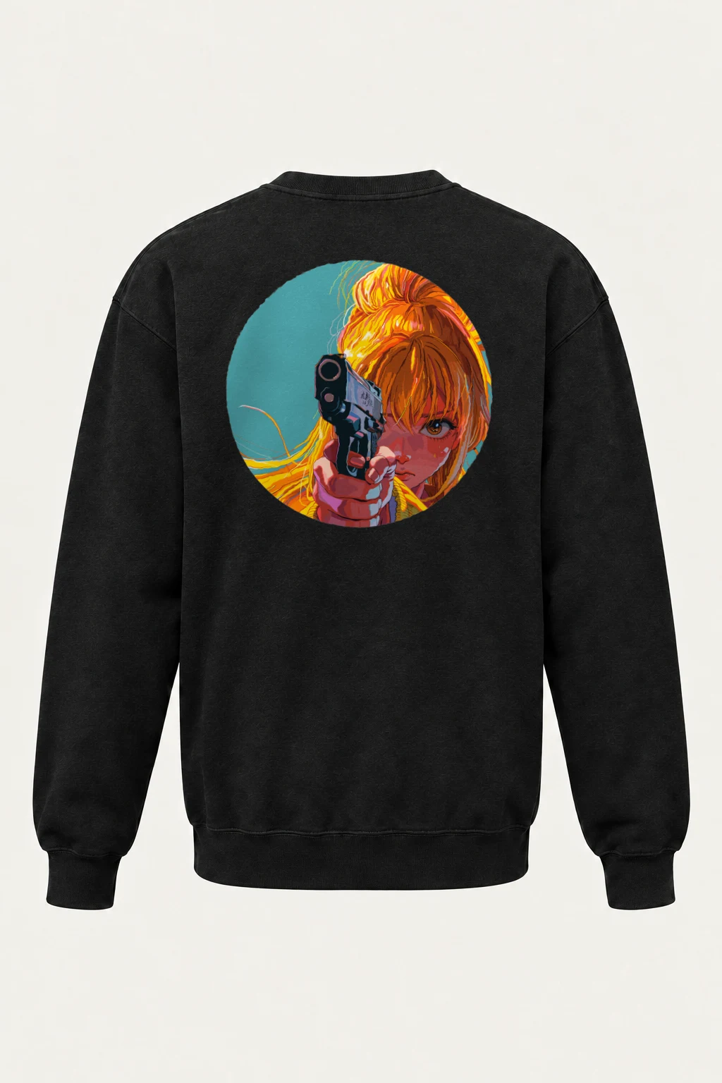 "Orange Aim" Heavy Blend Unisex Crewneck Sweatshirt | Gildan 18000