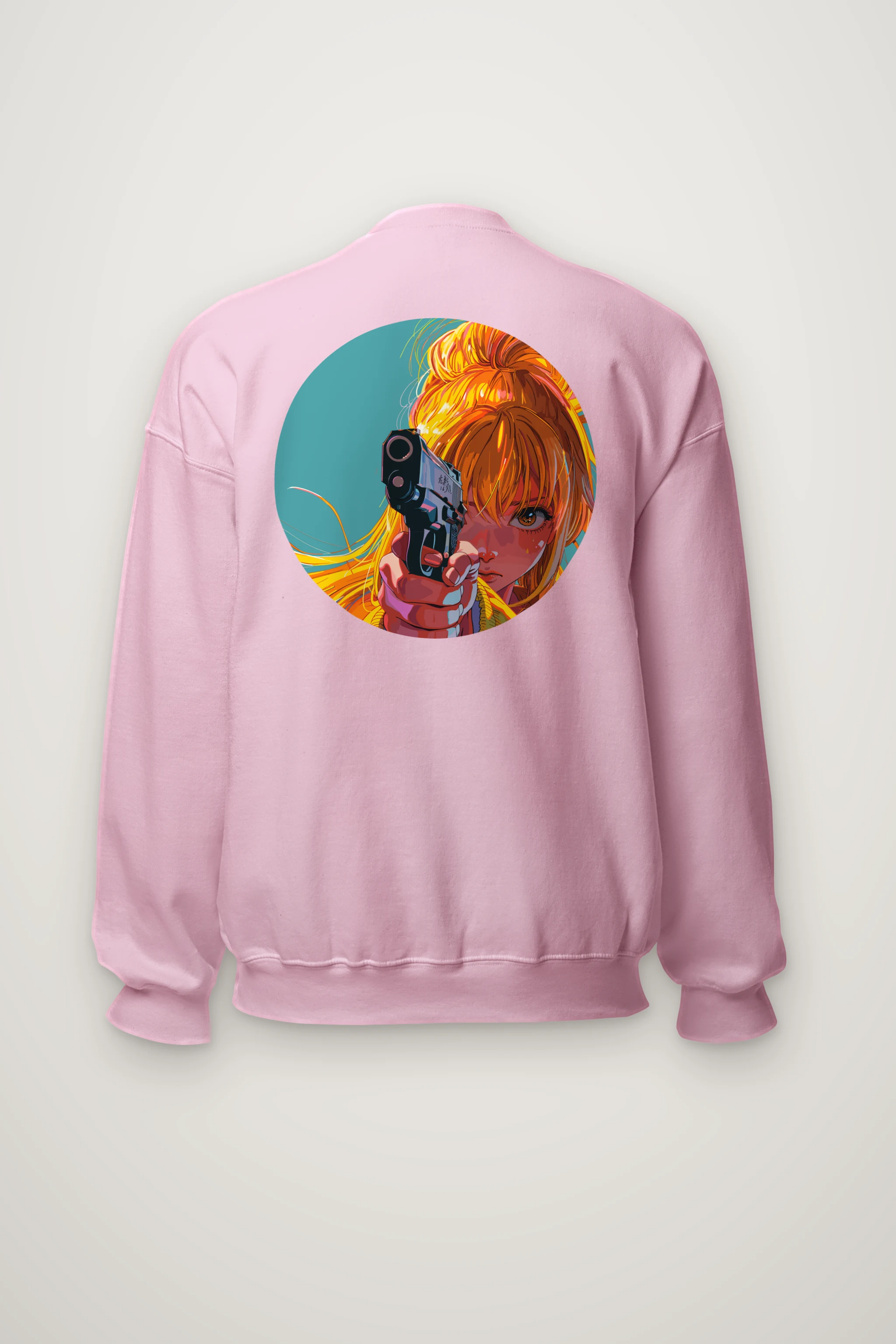 "Orange Aim" Heavy Blend Unisex Crewneck Sweatshirt