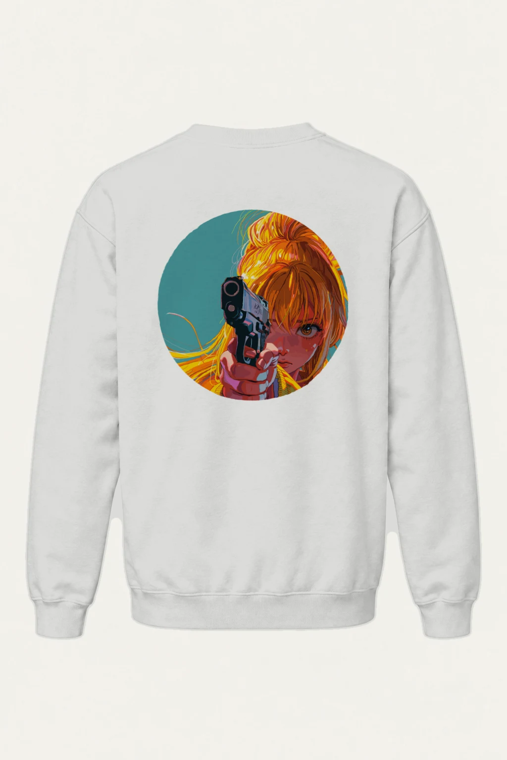 "Orange Aim" Heavy Blend Unisex Crewneck Sweatshirt | Gildan 18000