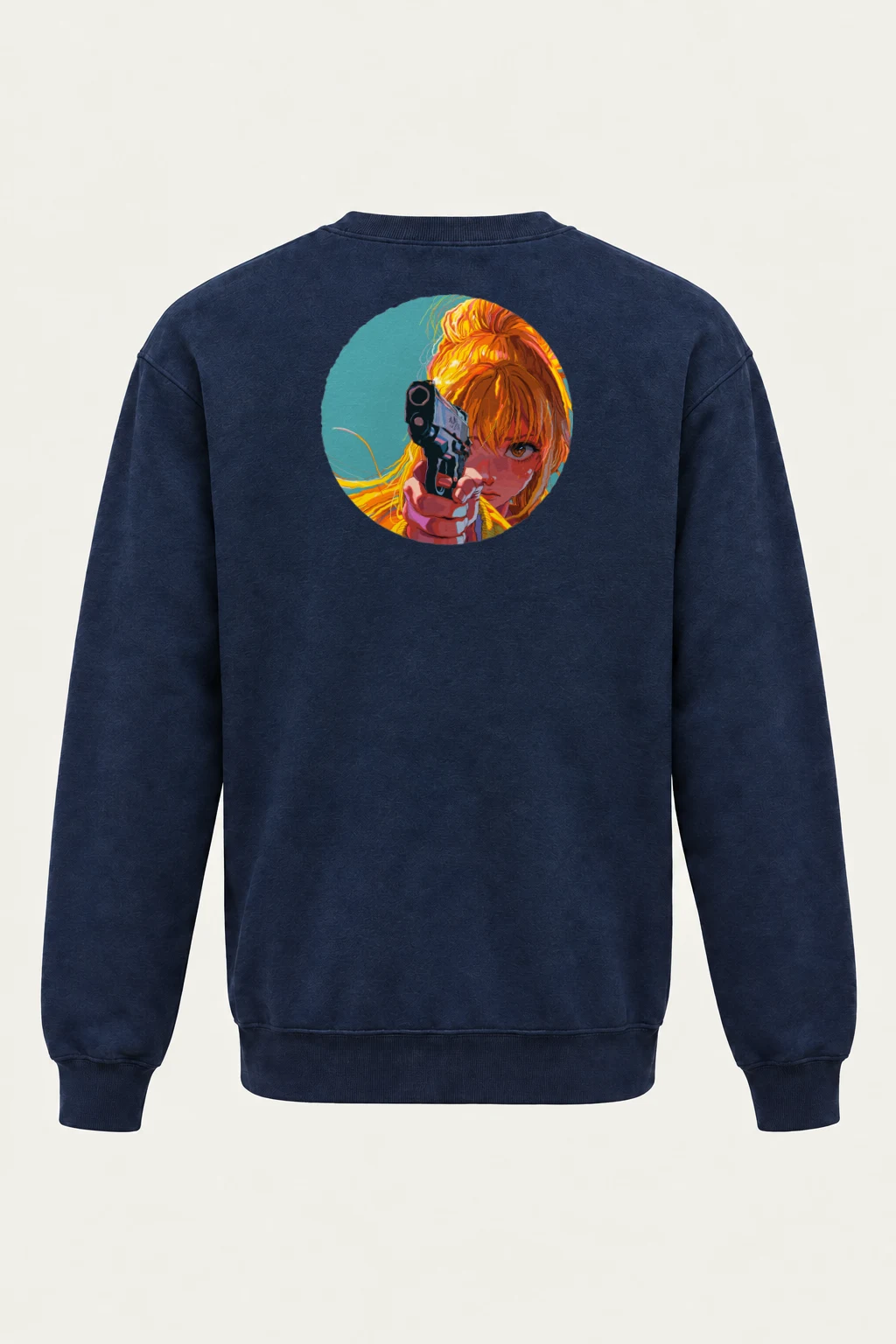 "Orange Aim" Heavy Blend Unisex Crewneck Sweatshirt | Gildan 18000