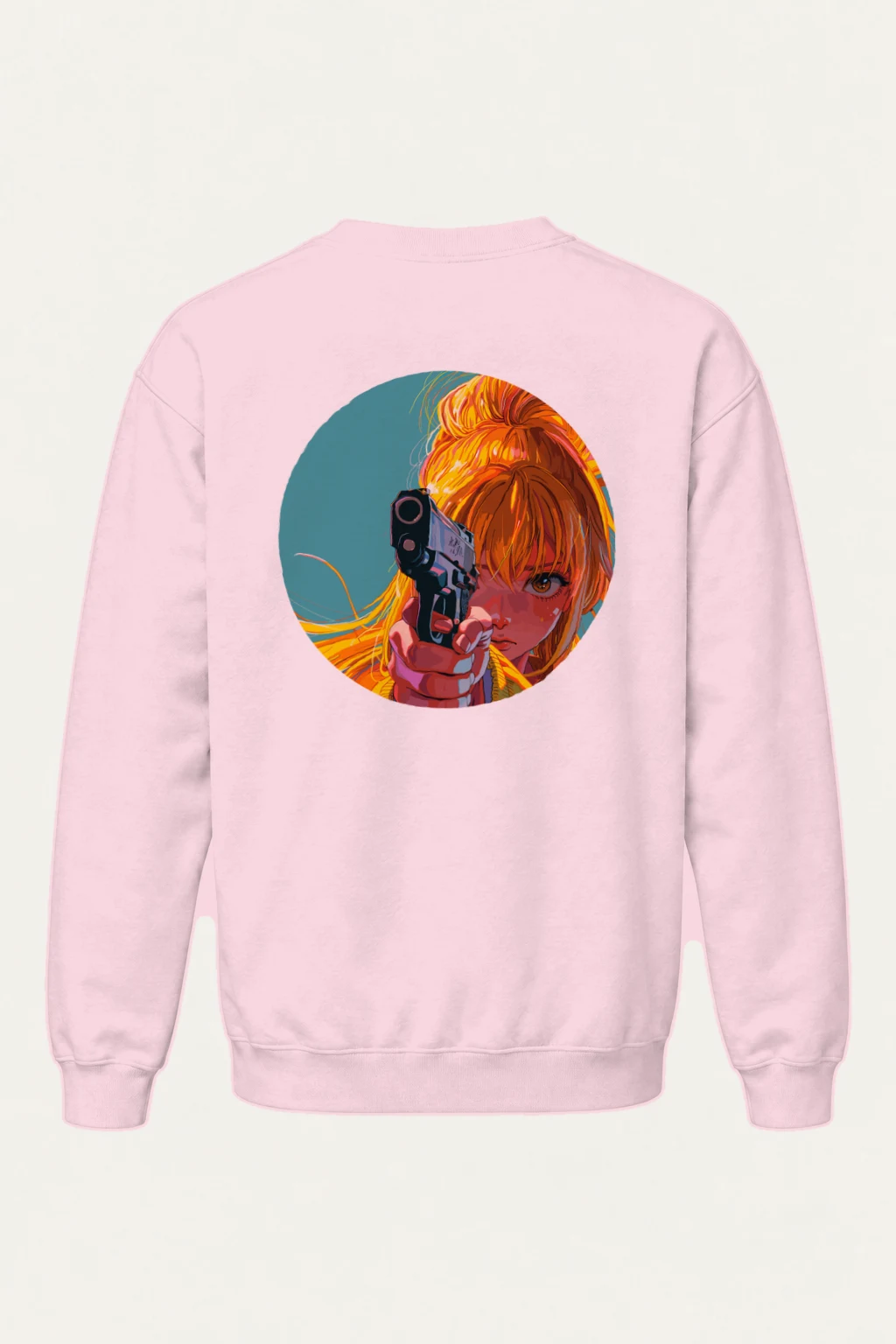 "Orange Aim" Heavy Blend Unisex Crewneck Sweatshirt | Gildan 18000