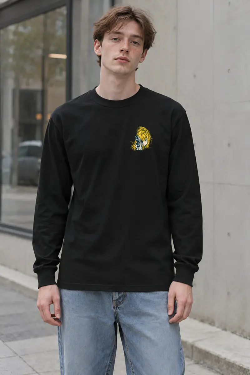 "Orange Aim" Unisex Longsleeve T-shirt