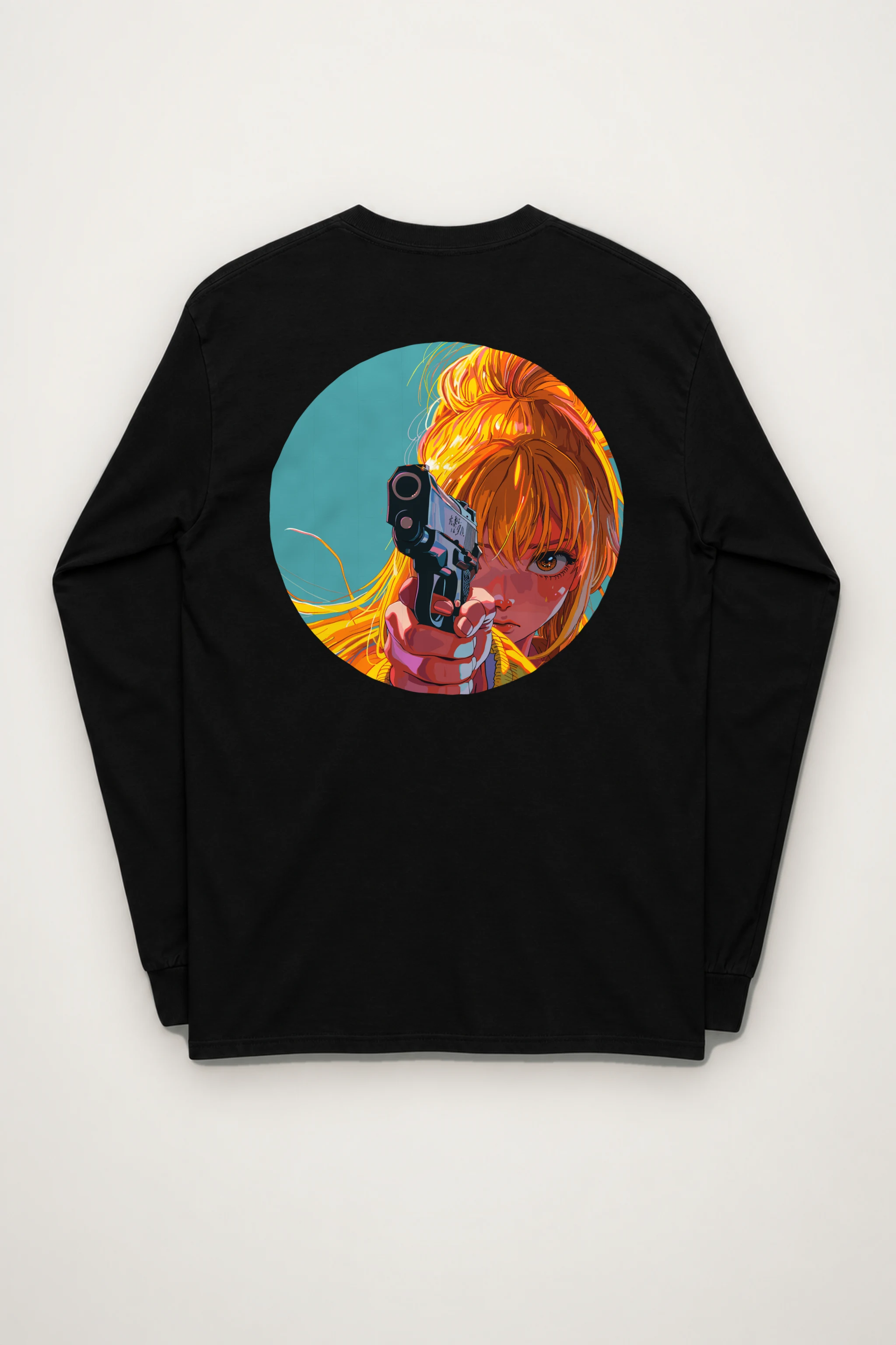 "Orange Aim" Unisex Longsleeve T-shirt