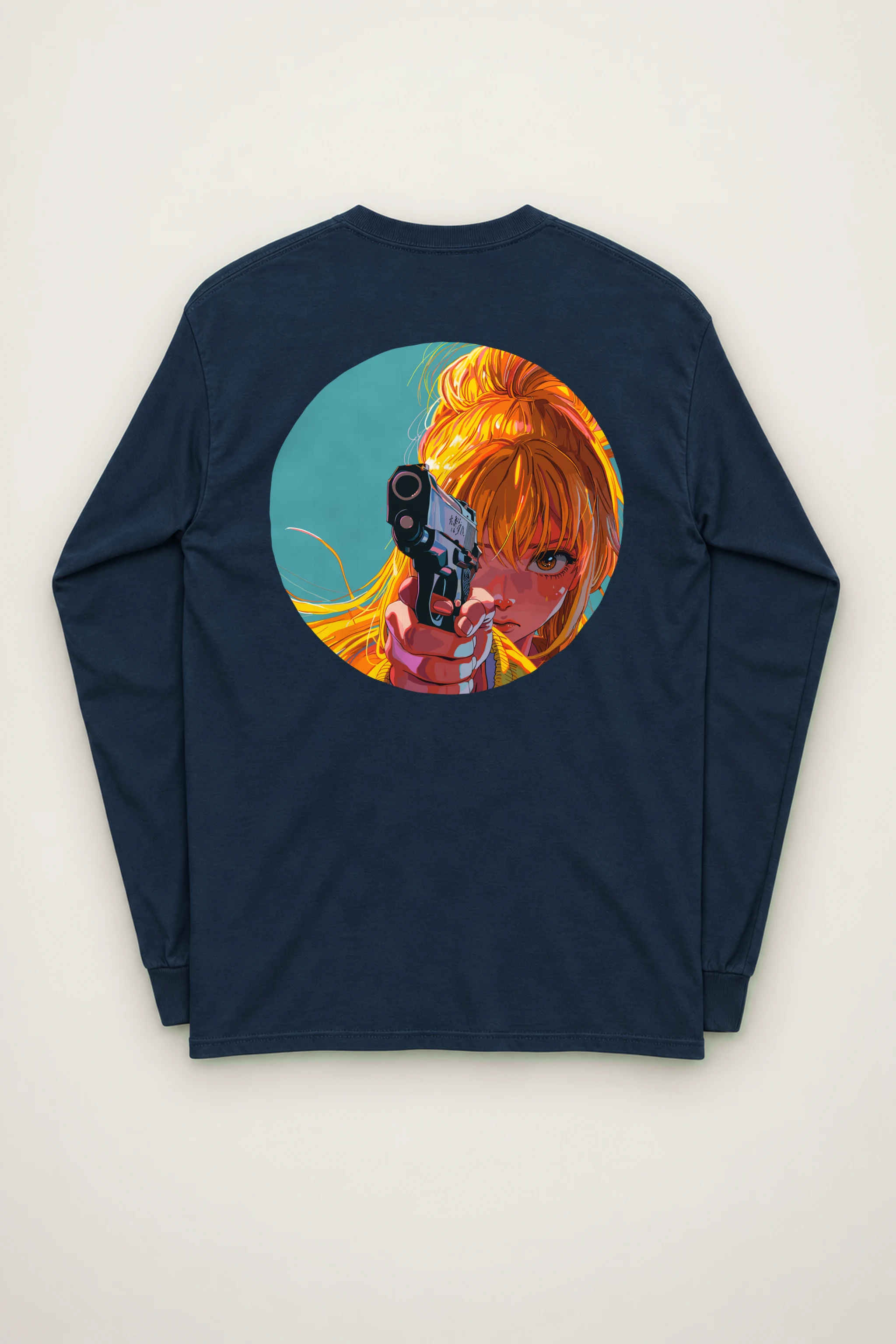 "Orange Aim" Unisex Longsleeve T-shirt