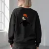 "Orange Hat Profile" Heavy Blend Unisex Crewneck Sweatshirt | Gildan 18000