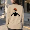 "Orange Hat Profile" Unisex Longsleeve T-shirt | Gildan 2400