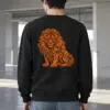 "Orange Ink Lion" Heavy Blend Unisex Crewneck Sweatshirt