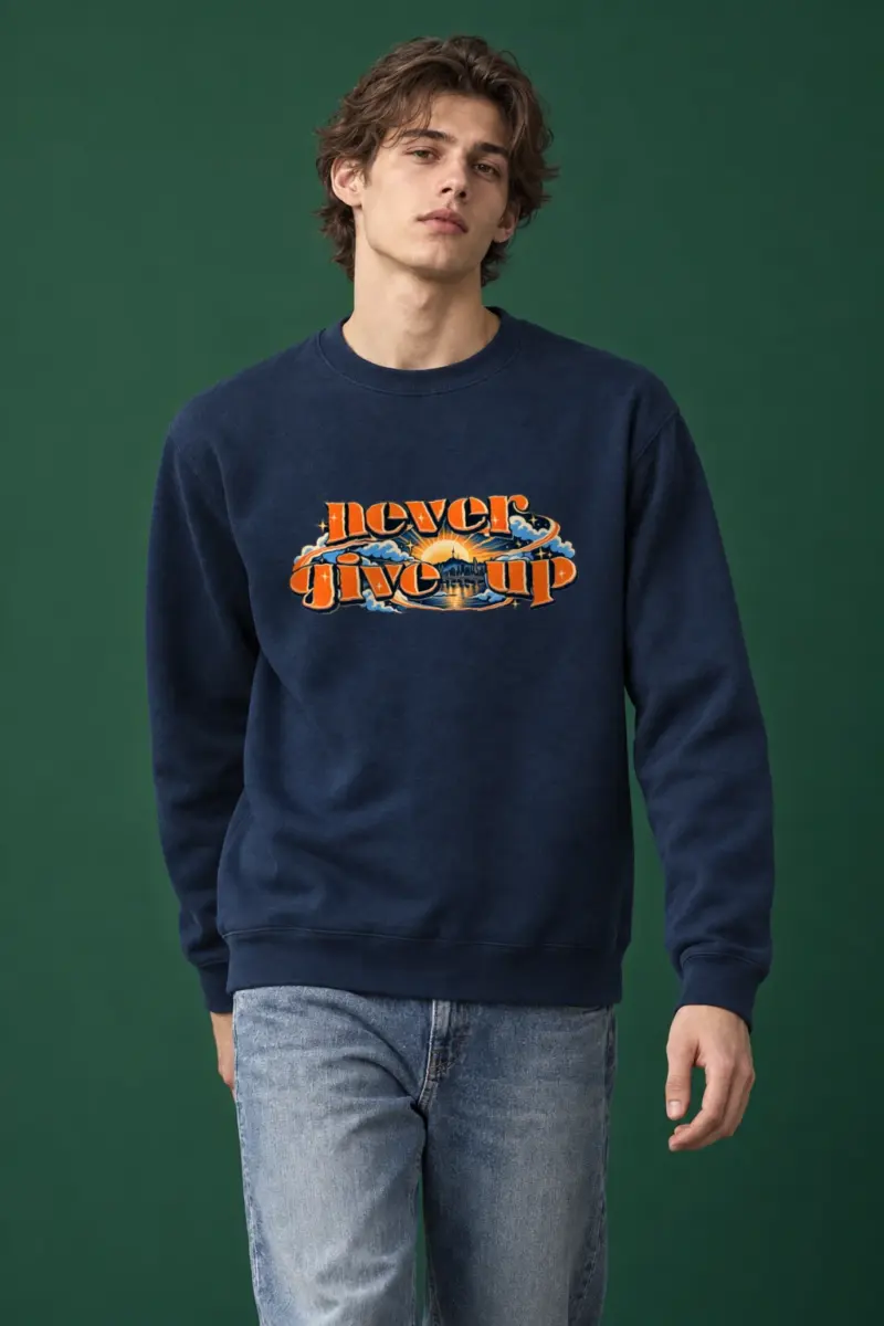 "Sunrise Perseverance" Heavy Blend Unisex Crewneck Sweatshirt