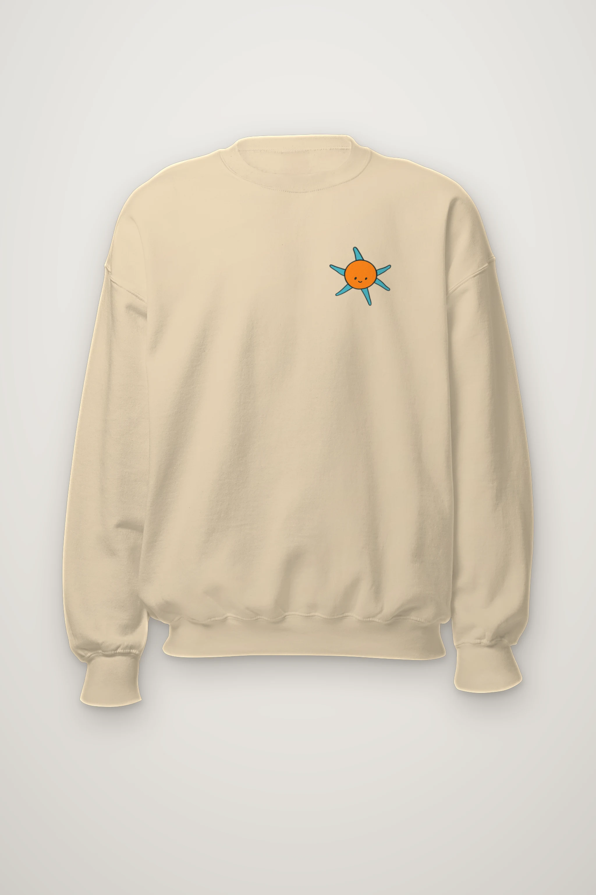 "Orange Sun Tree" Heavy Blend Unisex Crewneck Sweatshirt