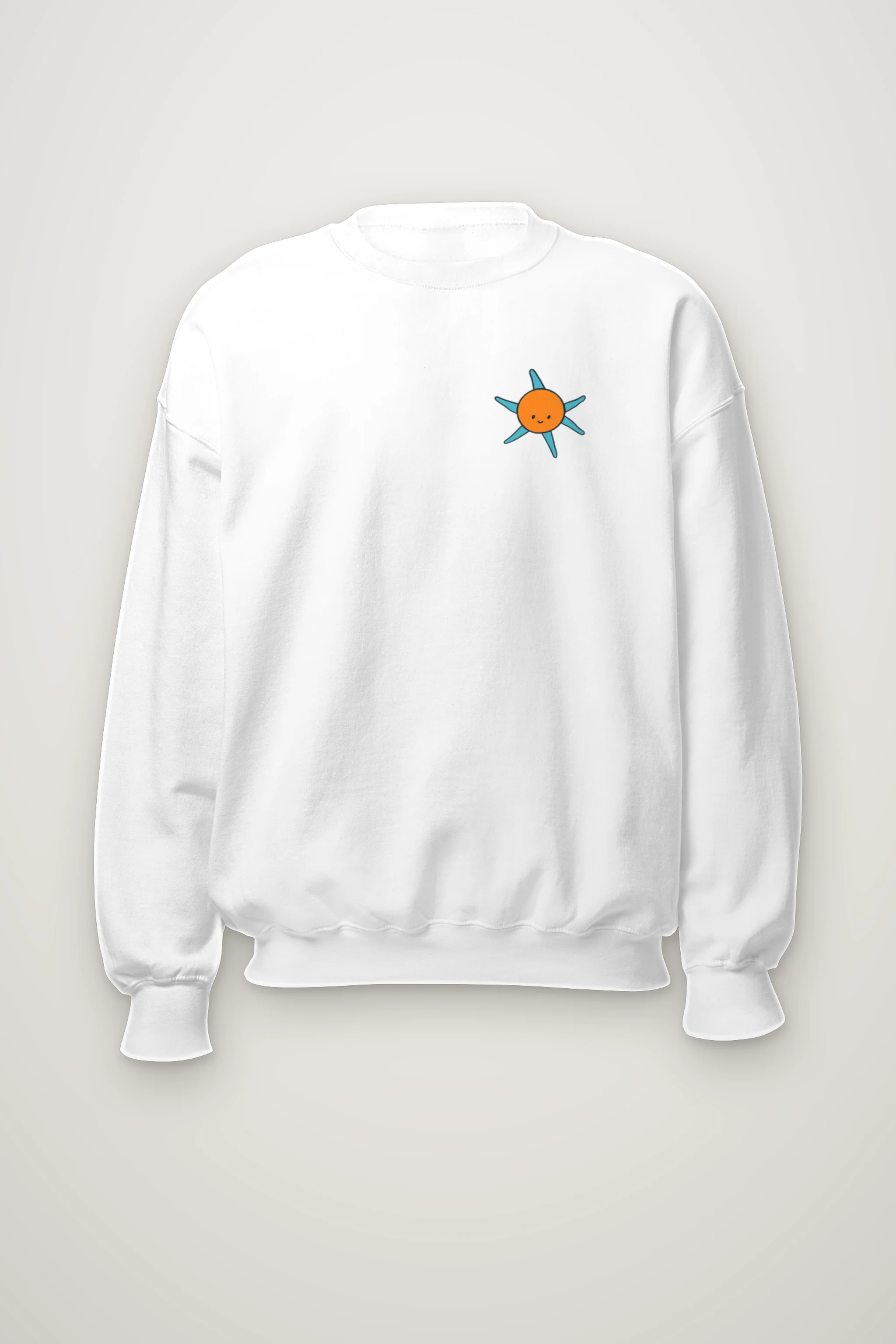 "Orange Sun Tree" Heavy Blend Unisex Crewneck Sweatshirt