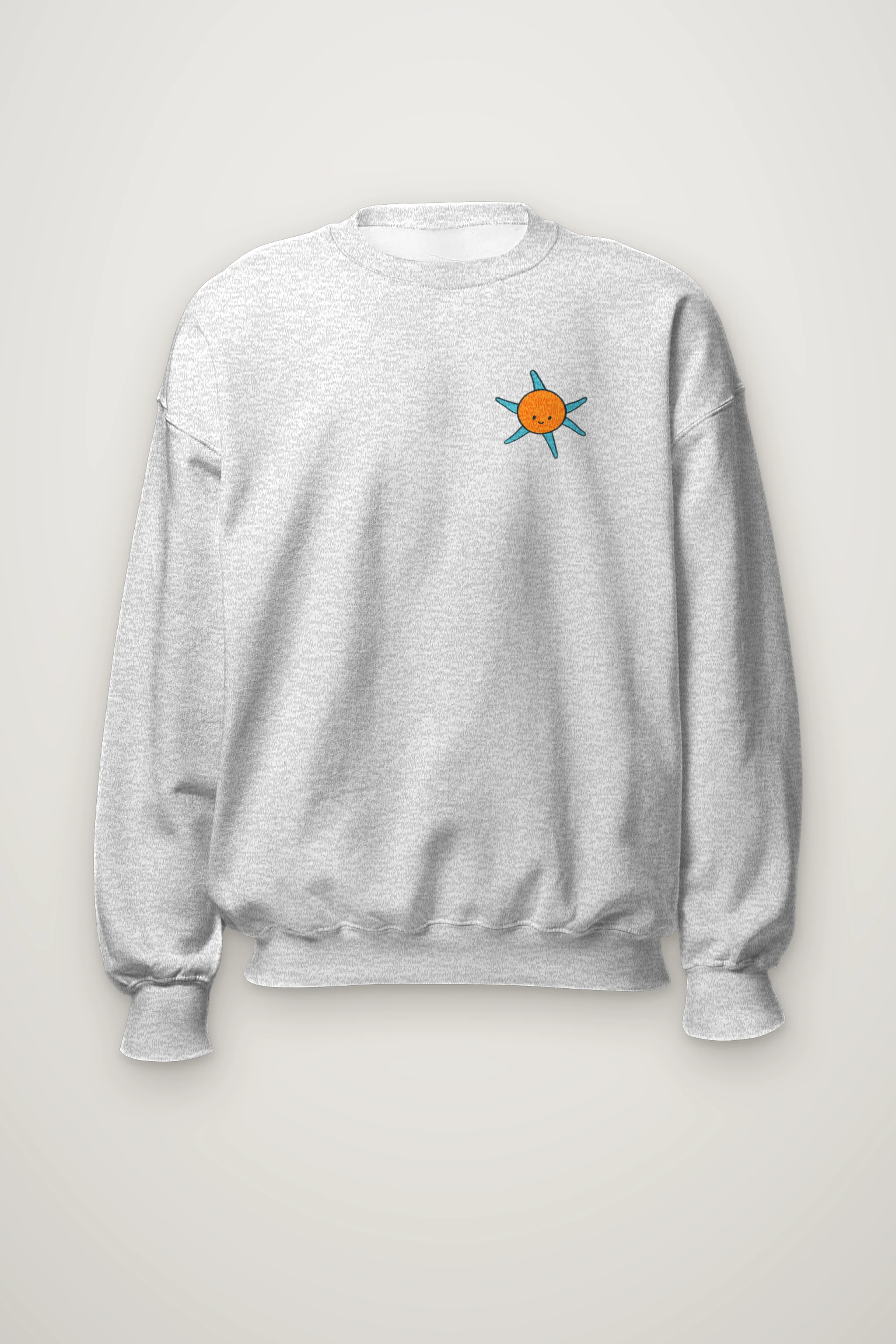 "Orange Sun Tree" Heavy Blend Unisex Crewneck Sweatshirt